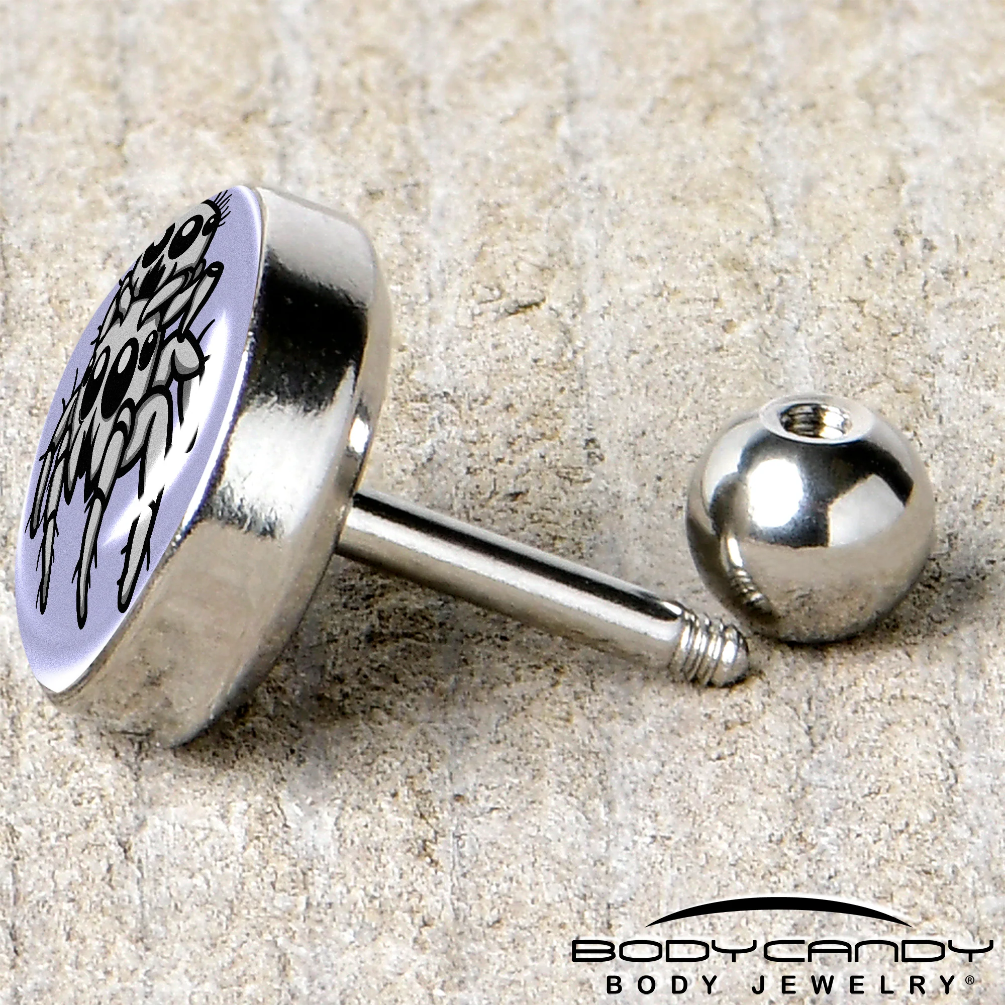 Leaping Leapfrog Spiders Tragus Cartilage Earring by Onyx O - Image 5