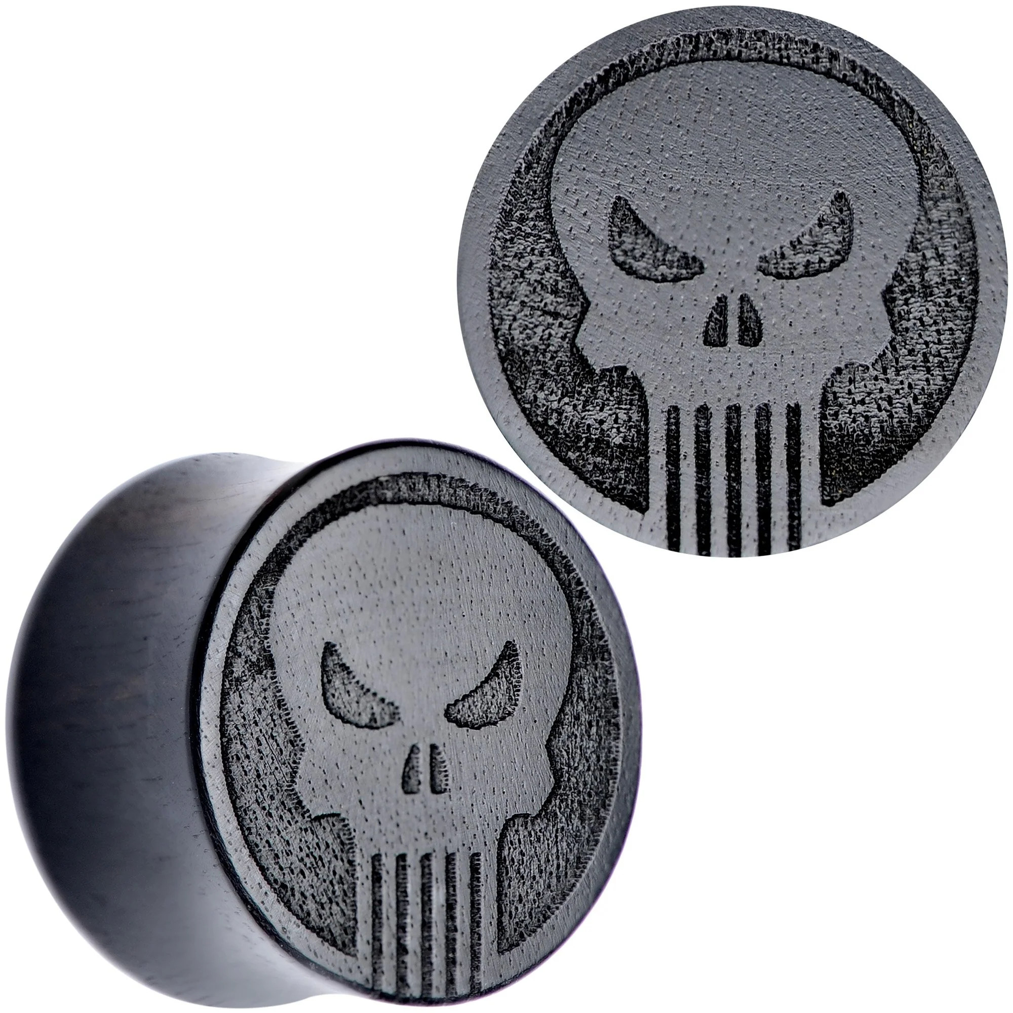 Licensed Marvel Punisher Iron Wood Saddle Plug Set - Image 11
