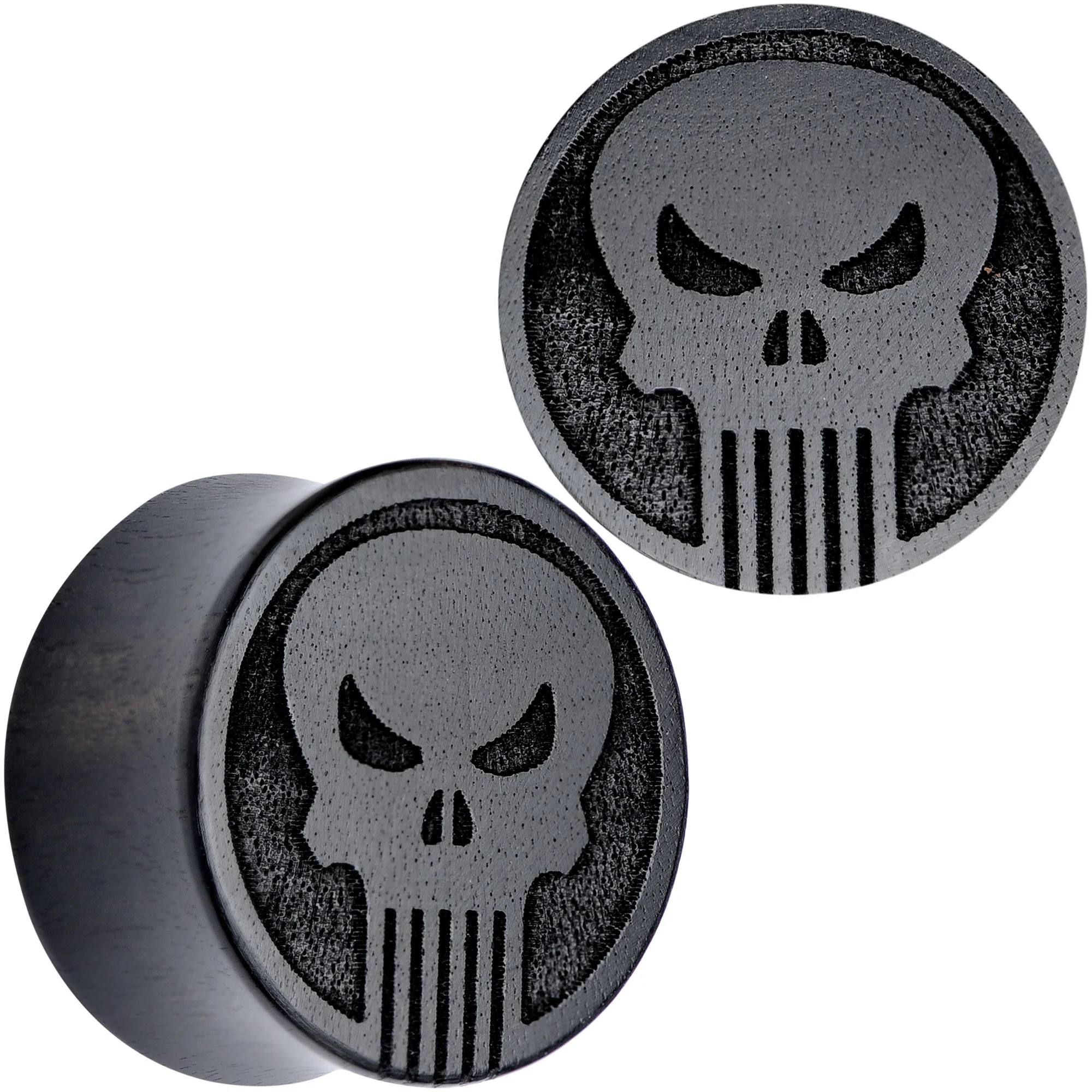 Licensed Marvel Punisher Iron Wood Saddle Plug Set - Image 12
