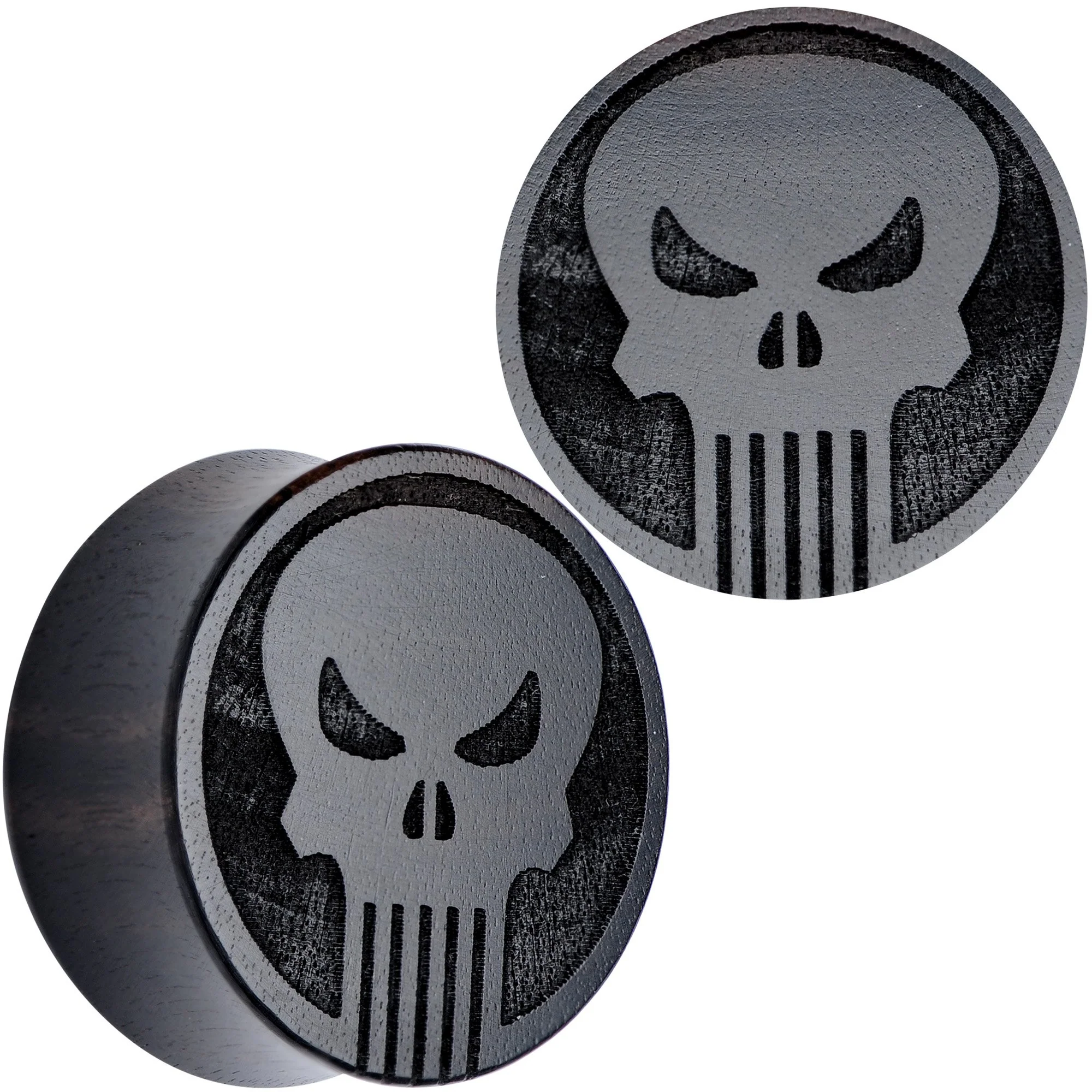 Licensed Marvel Punisher Iron Wood Saddle Plug Set - Image 13