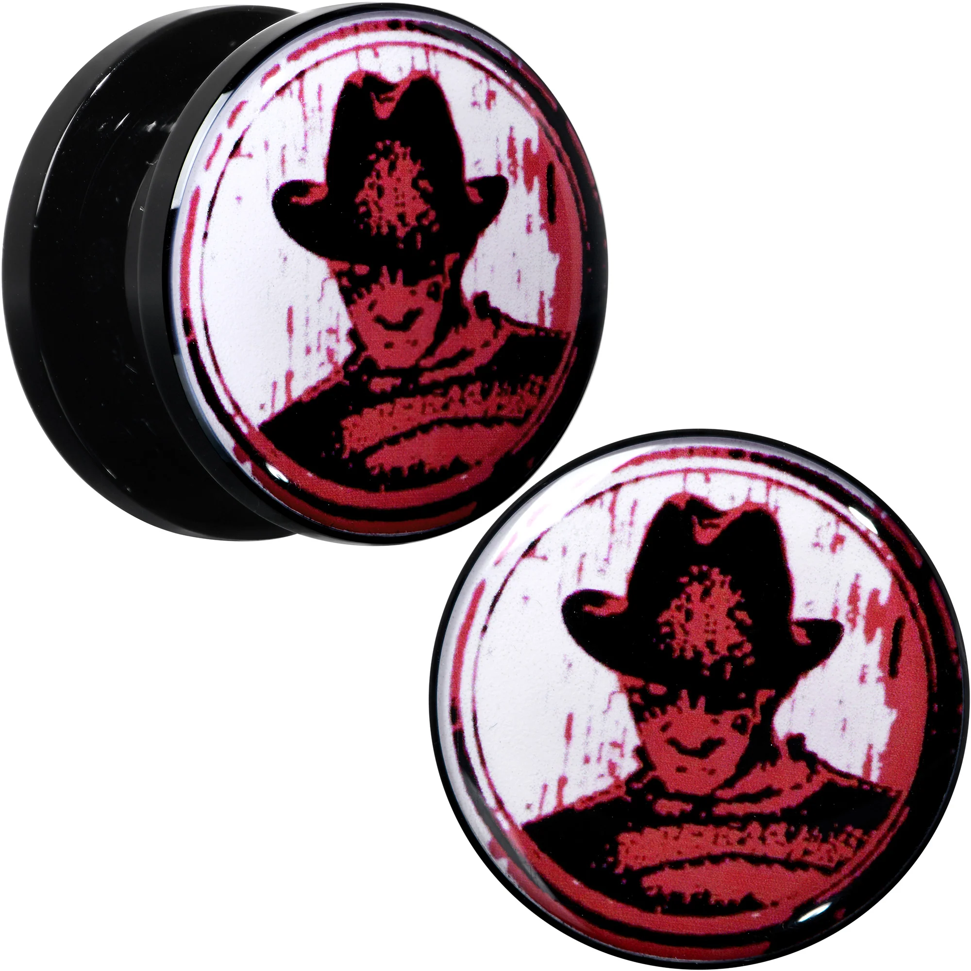 Licensed Nightmare on Elm Street Black Freddy Screw Fit Plug Set - Image 11