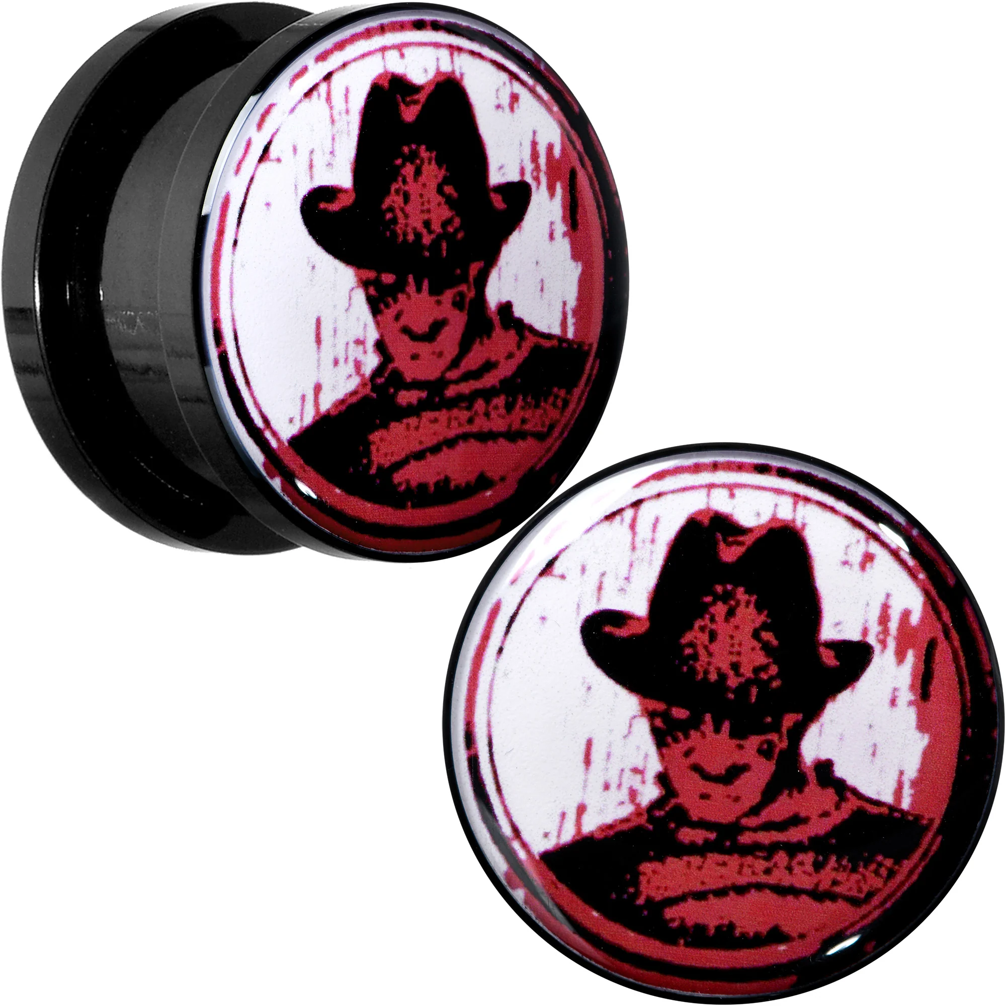 Licensed Nightmare on Elm Street Black Freddy Screw Fit Plug Set - Image 12