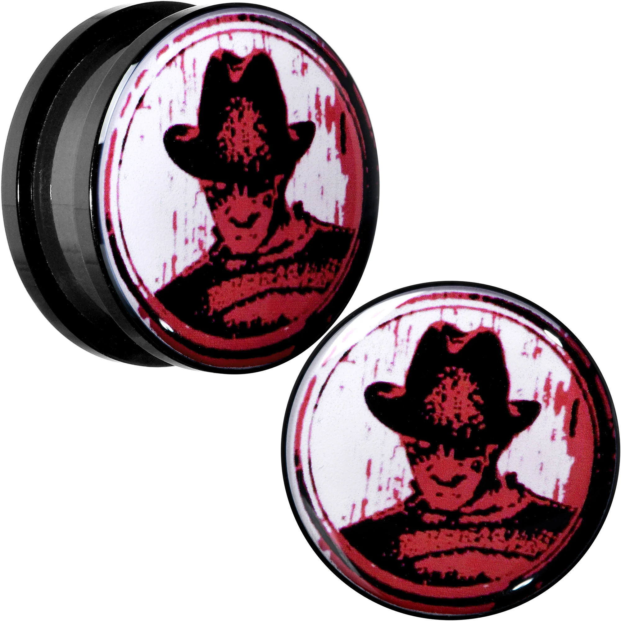 Licensed Nightmare on Elm Street Black Freddy Screw Fit Plug Set - Image 13
