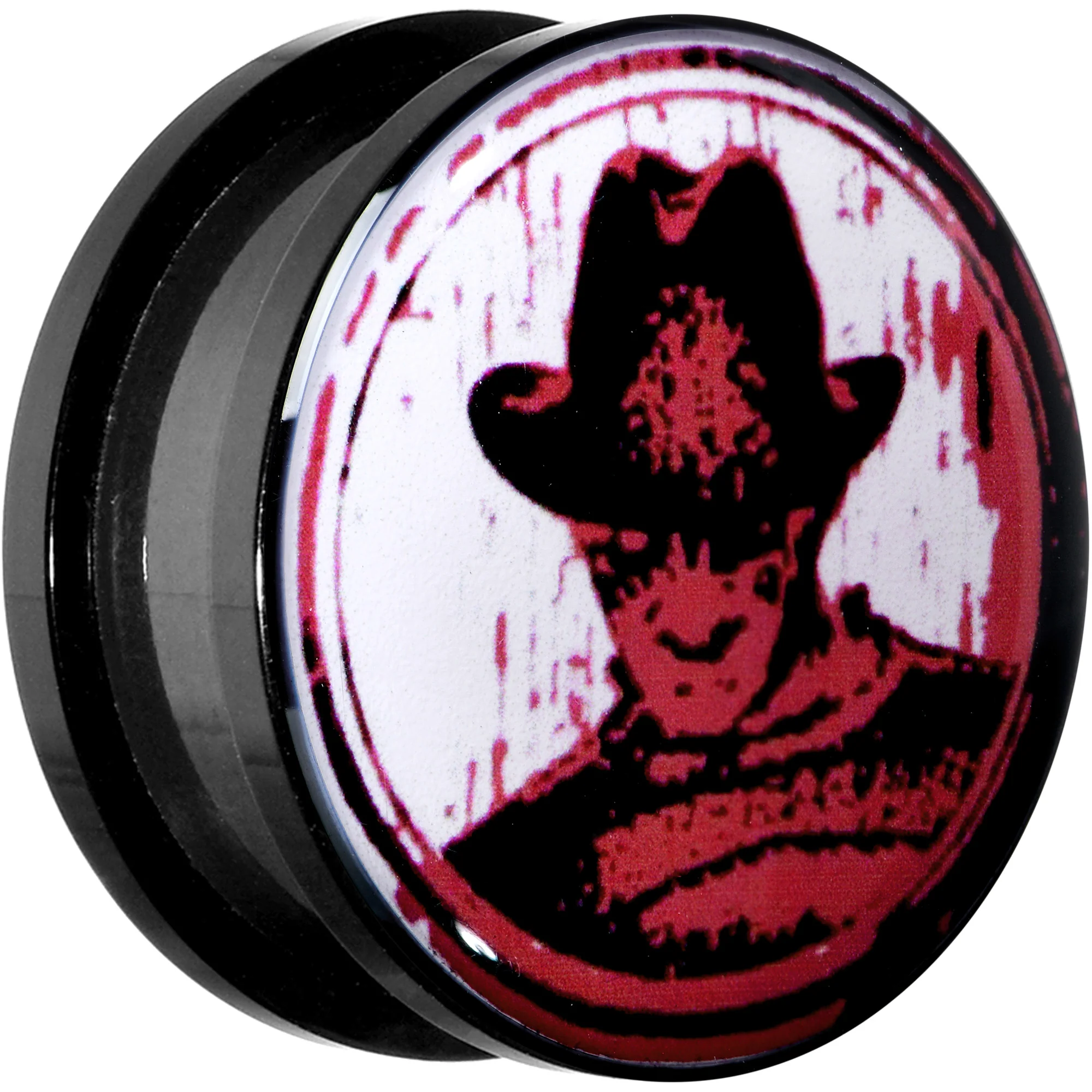 Licensed Nightmare on Elm Street Black Freddy Screw Fit Plug Set - Image 3