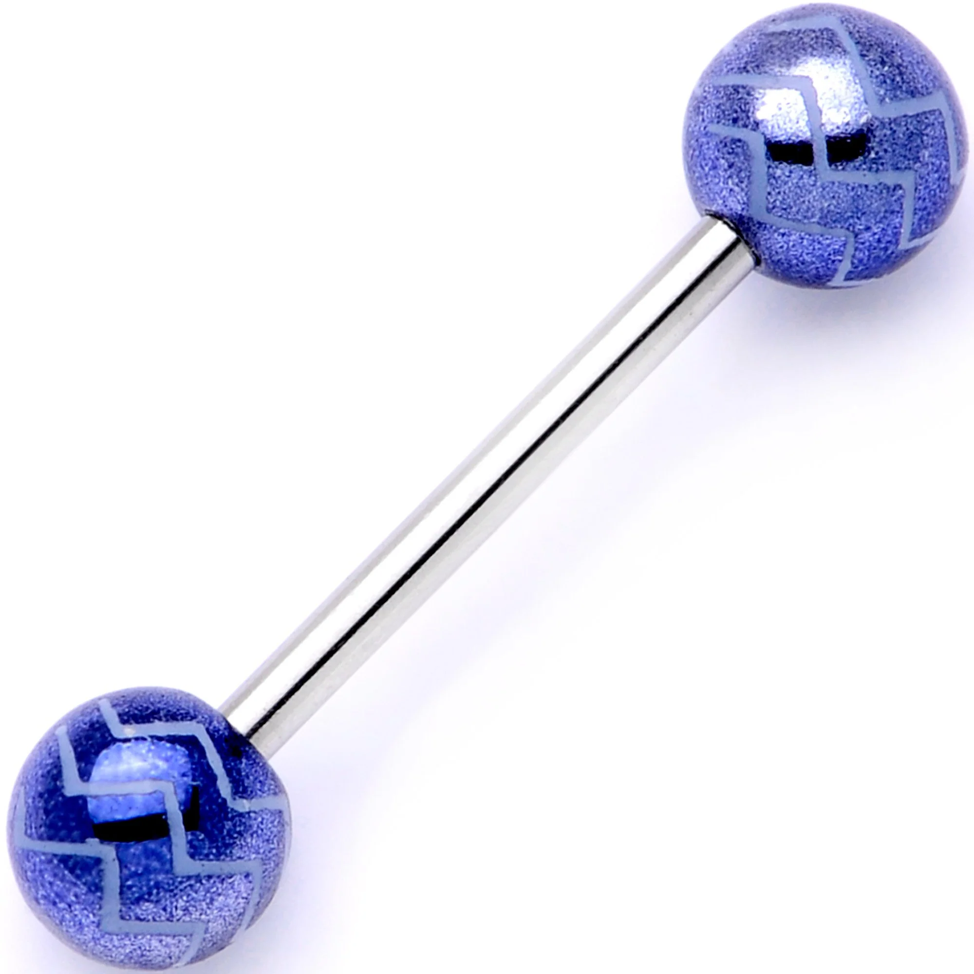 Life of the Party Zig Zag Barbell Tongue Ring Set of 4 - Image 5