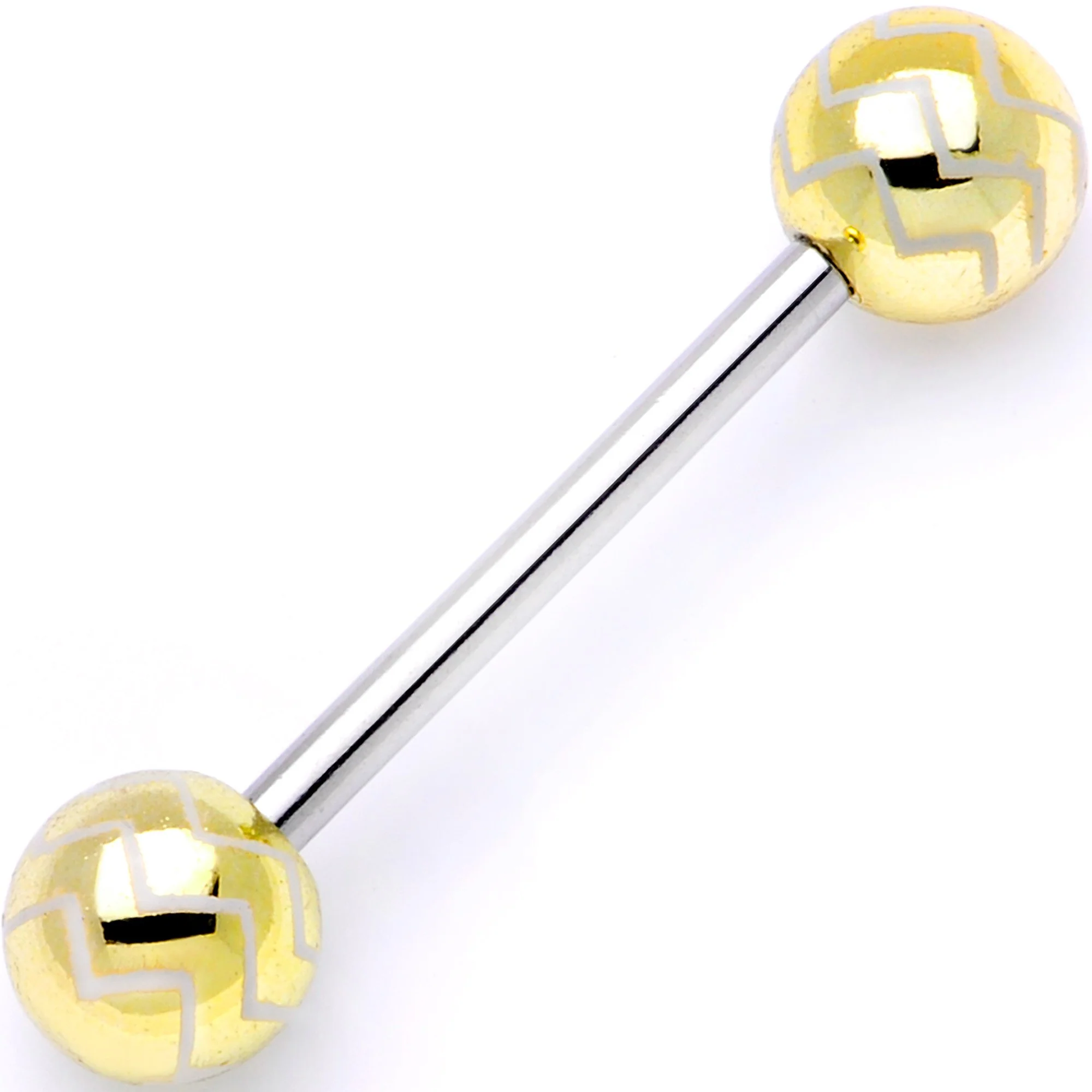 Life of the Party Zig Zag Barbell Tongue Ring Set of 4 - Image 7