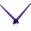 Light Purple Matte Acrylic Straight Taper Set 12G to 00G - Image 6