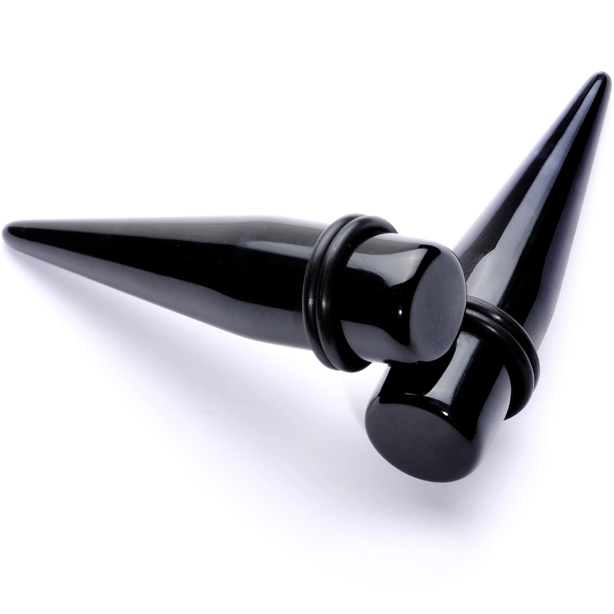 Lightweight Black Acrylic Straight Taper Set 10mm to 25mm - Image 6