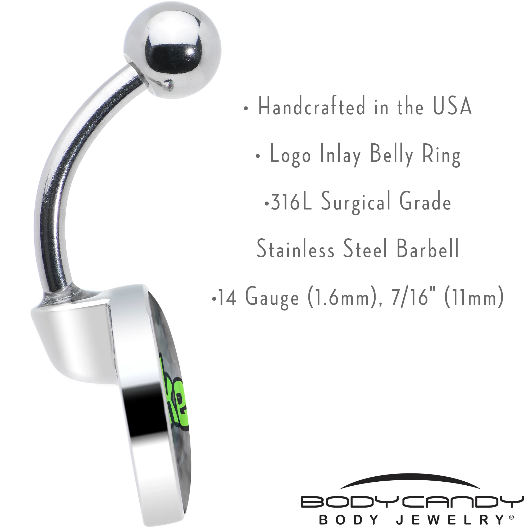 Logo Baked Stoner Belly Ring by Onyx O - Image 7