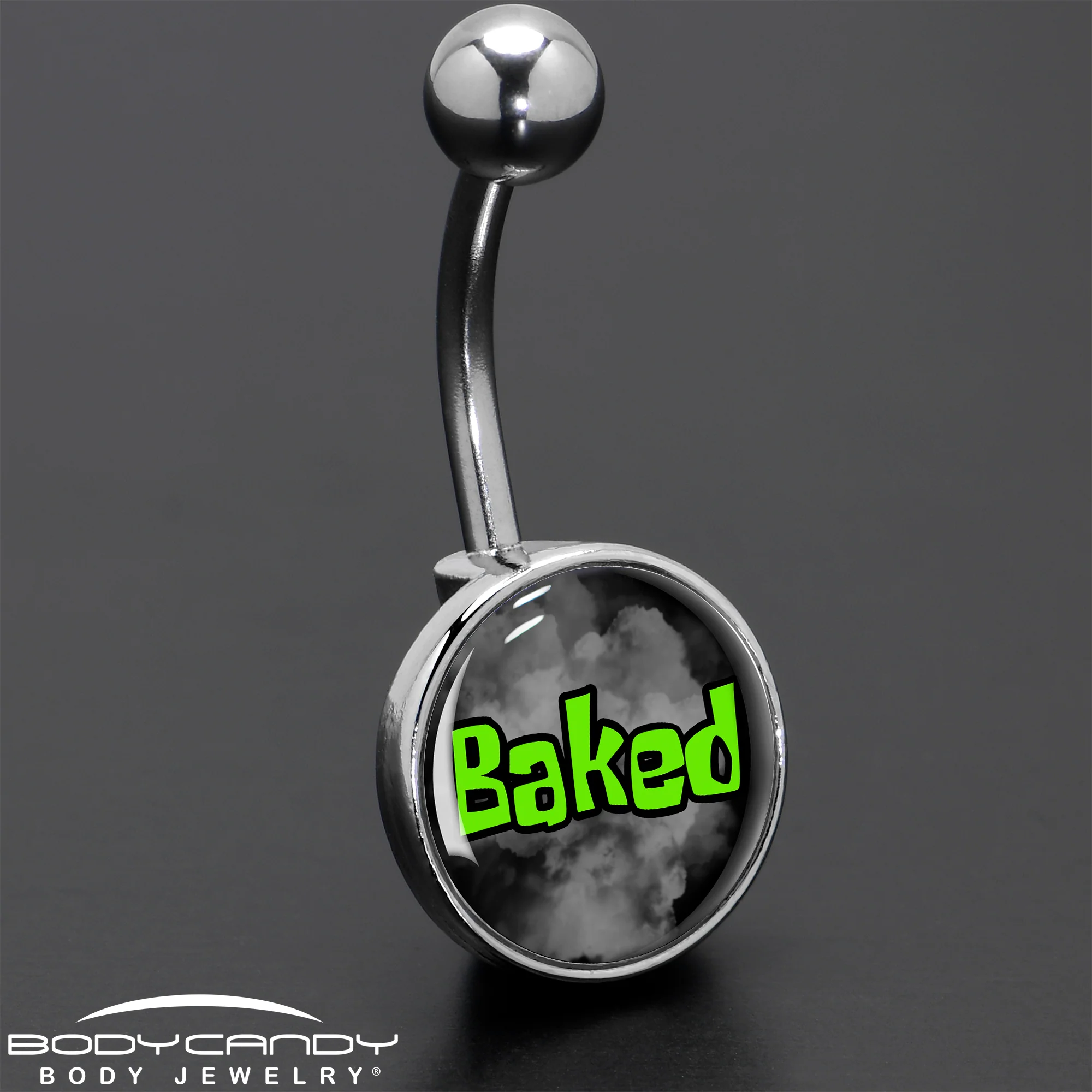 Logo Baked Stoner Belly Ring by Onyx O - Image 8