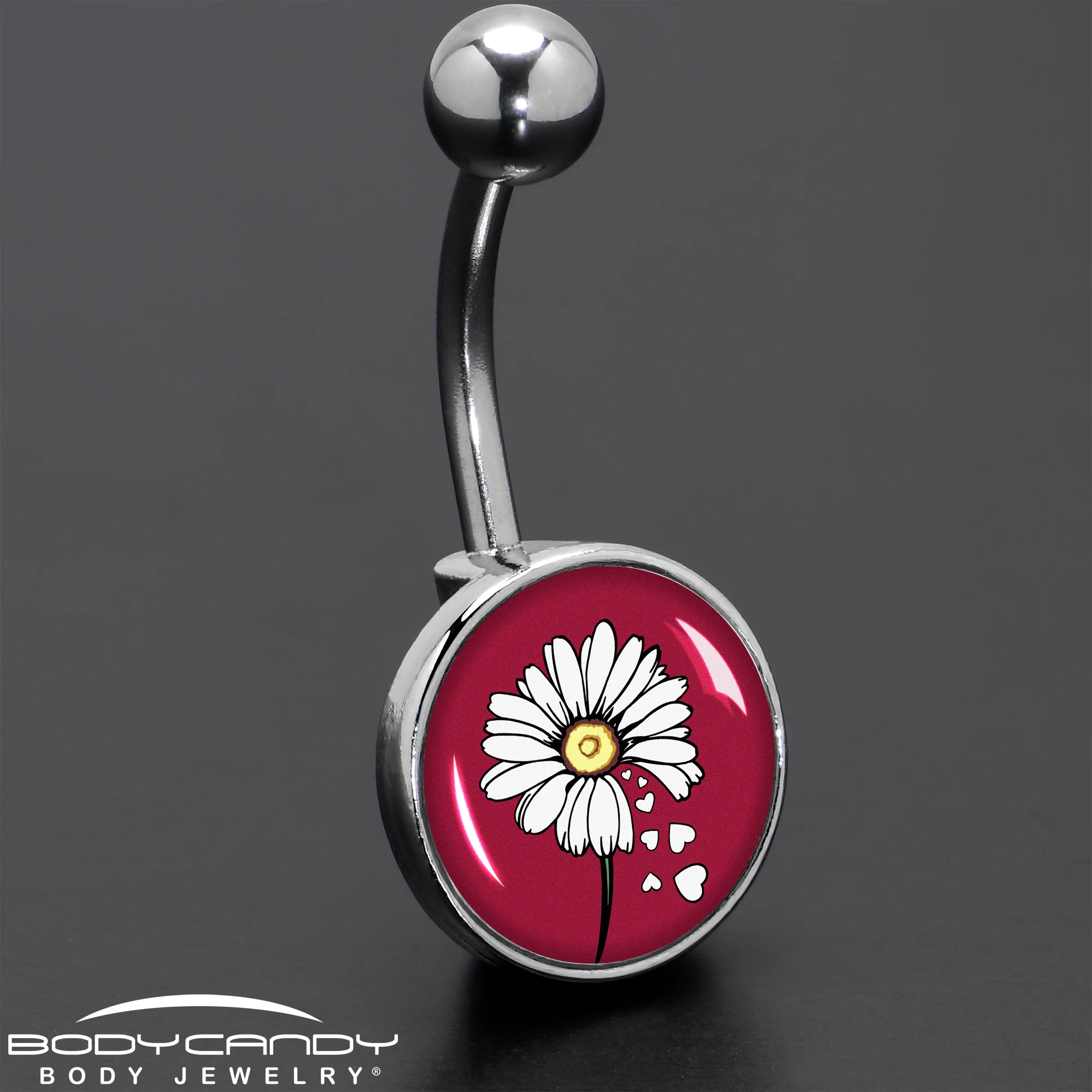Love Me Not Flower Belly Ring by Onyx O - Image 8