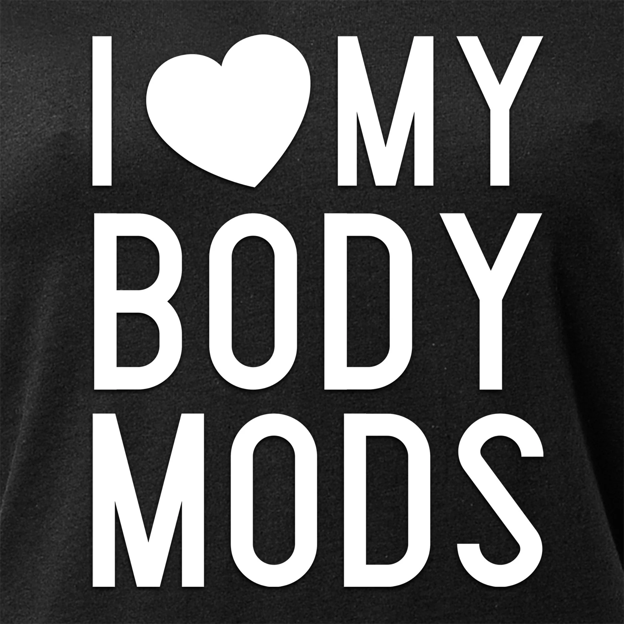I Love My Body Mods Tapered V-Neck Tee Shirt - Image 2