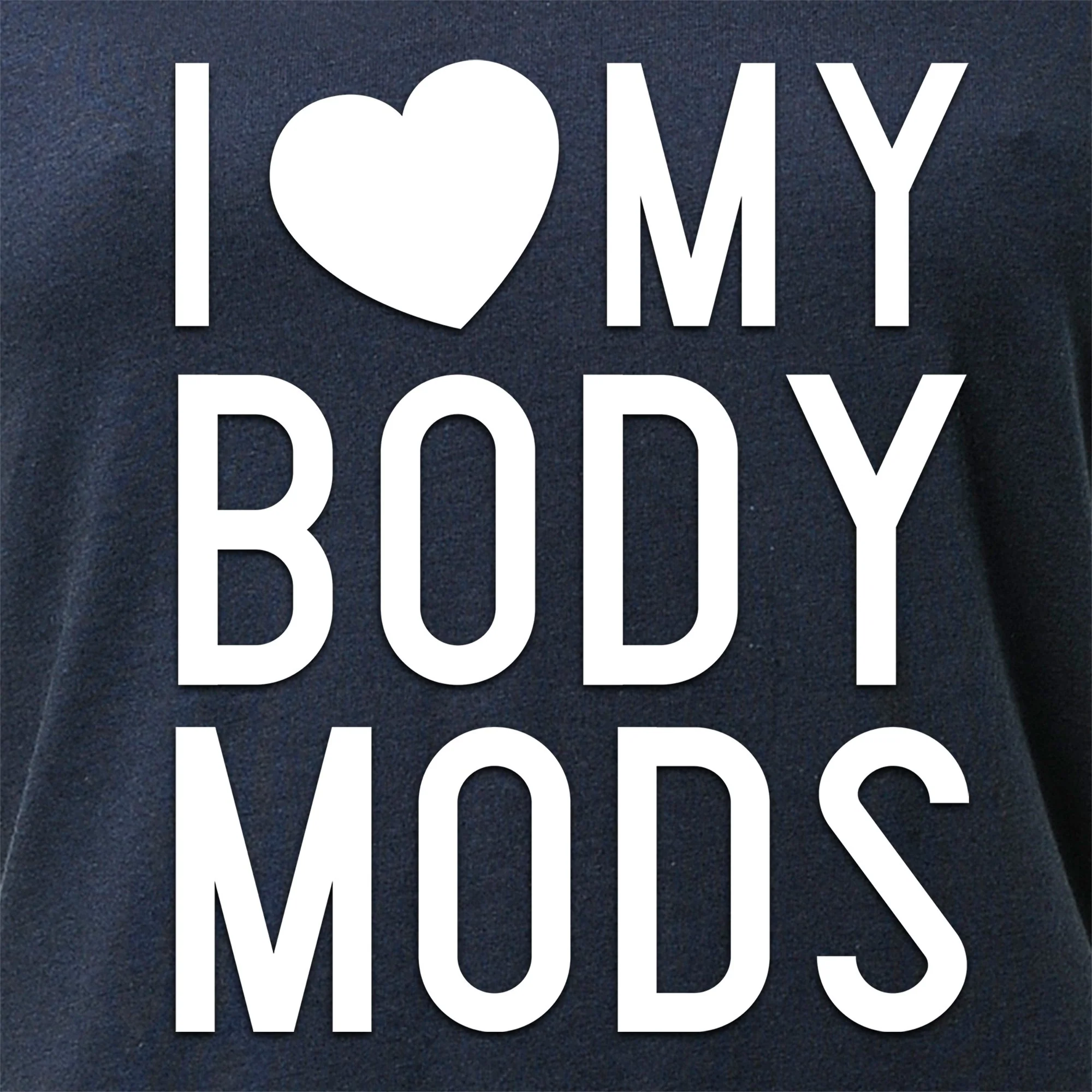 I Love My Body Mods Tapered V-Neck Tee Shirt - Image 5
