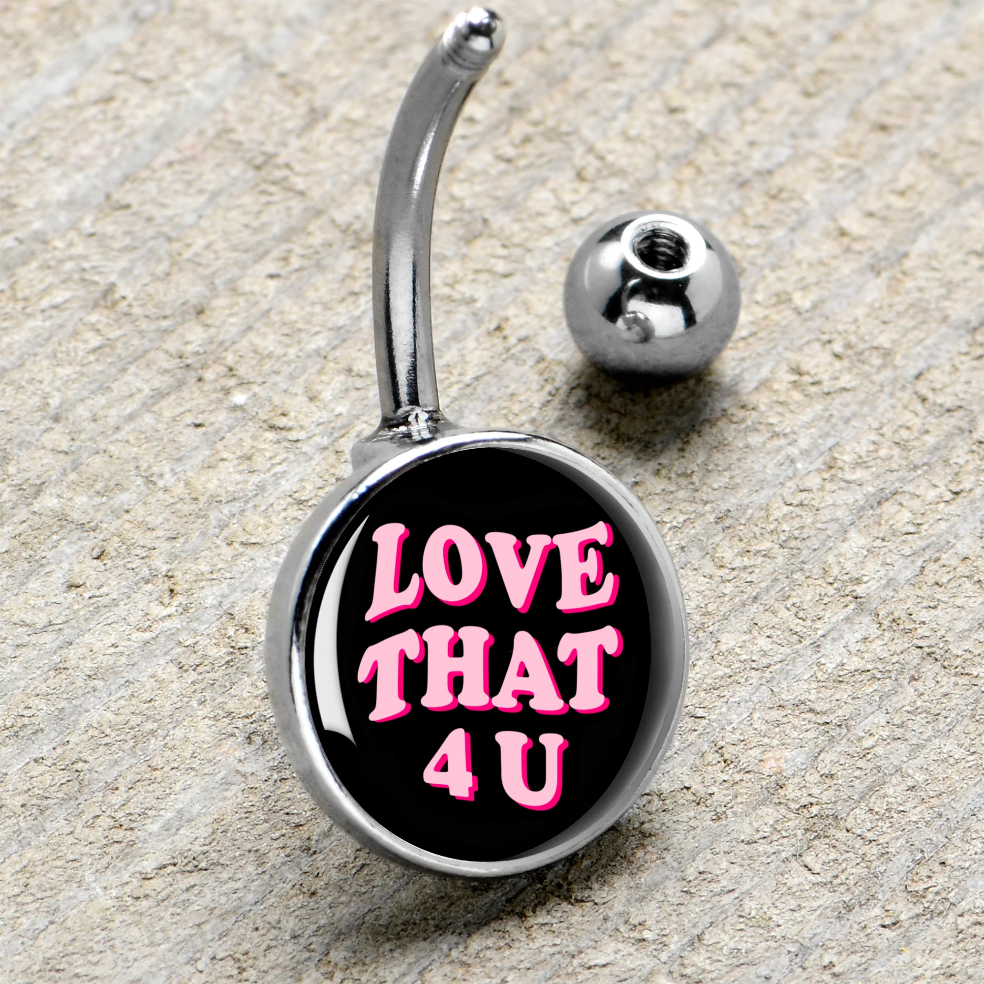 Love That 4 You Belly Ring by Onyx O - Image 4