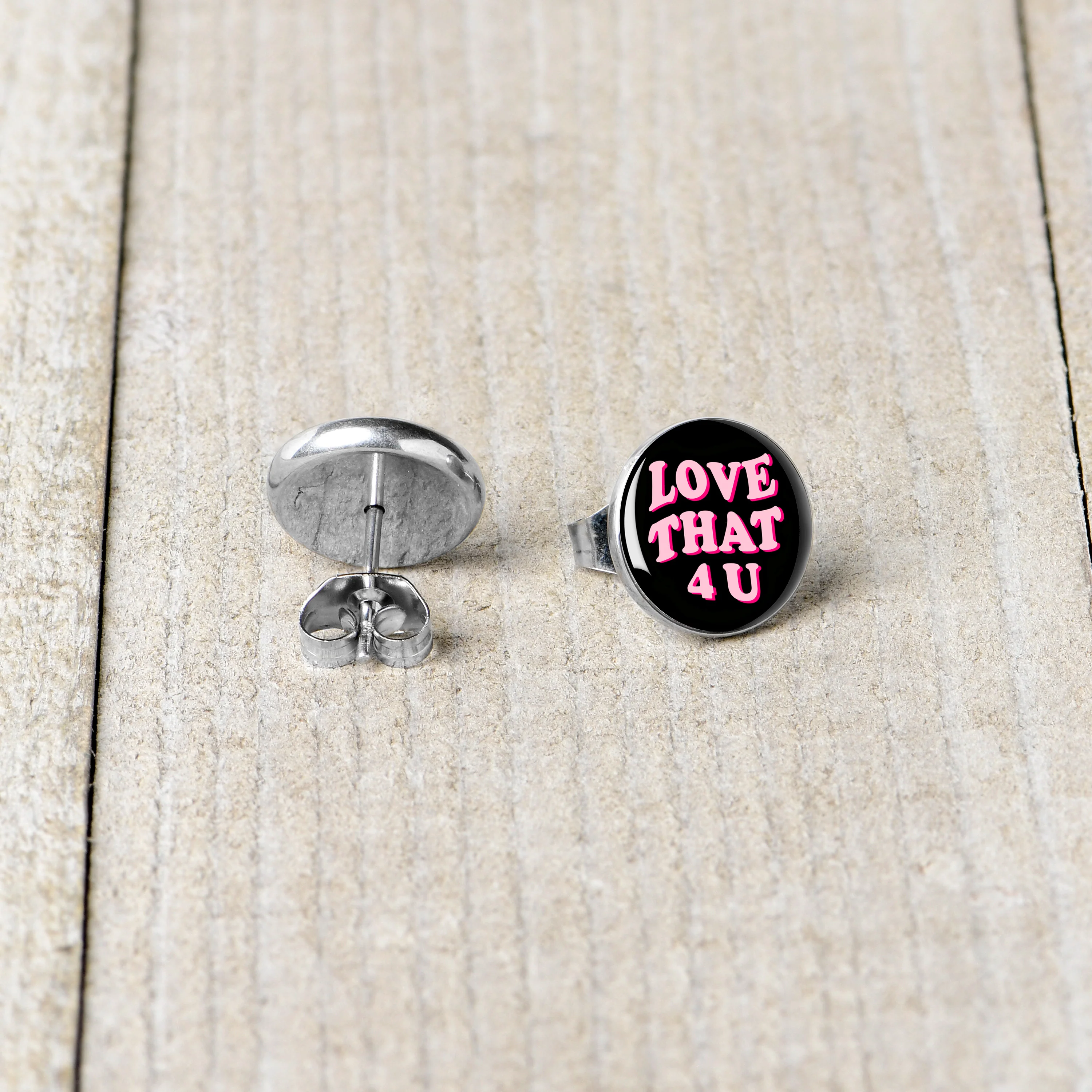 Love That 4 You Stud Earrings by Onyx O - Image 5