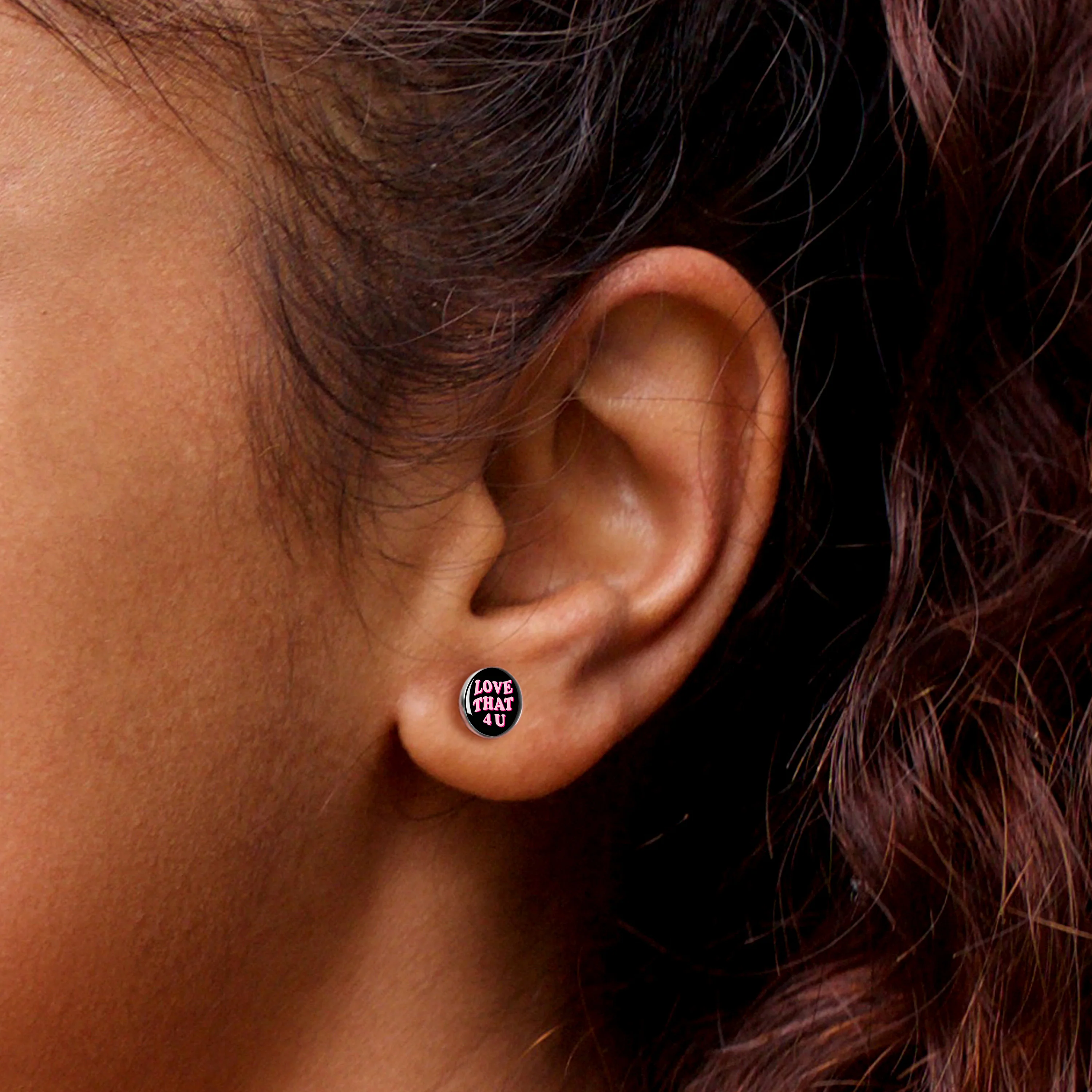 Love That 4 You Stud Earrings by Onyx O - Image 8