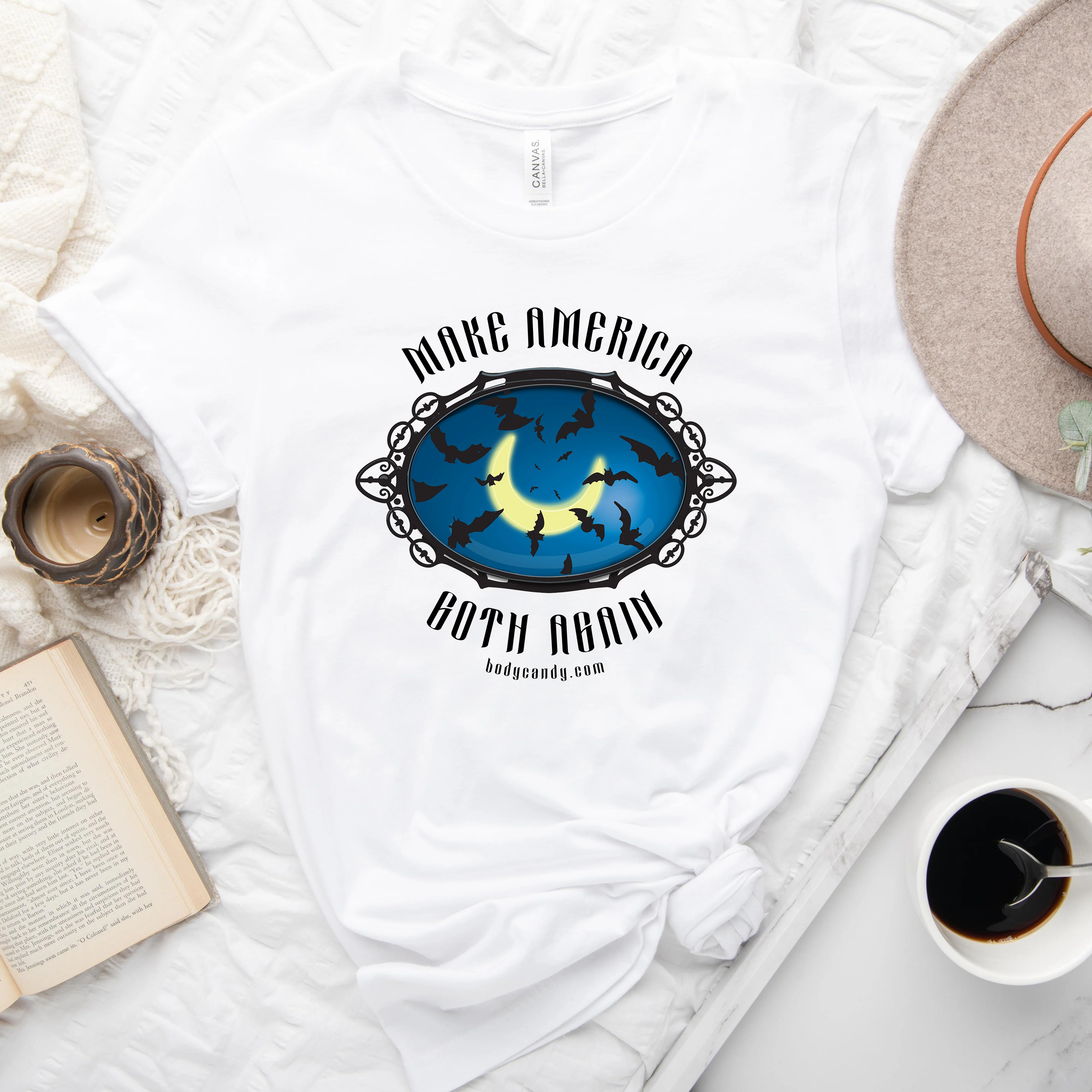 Make America Goth Again White Tee Shirt - Image 2