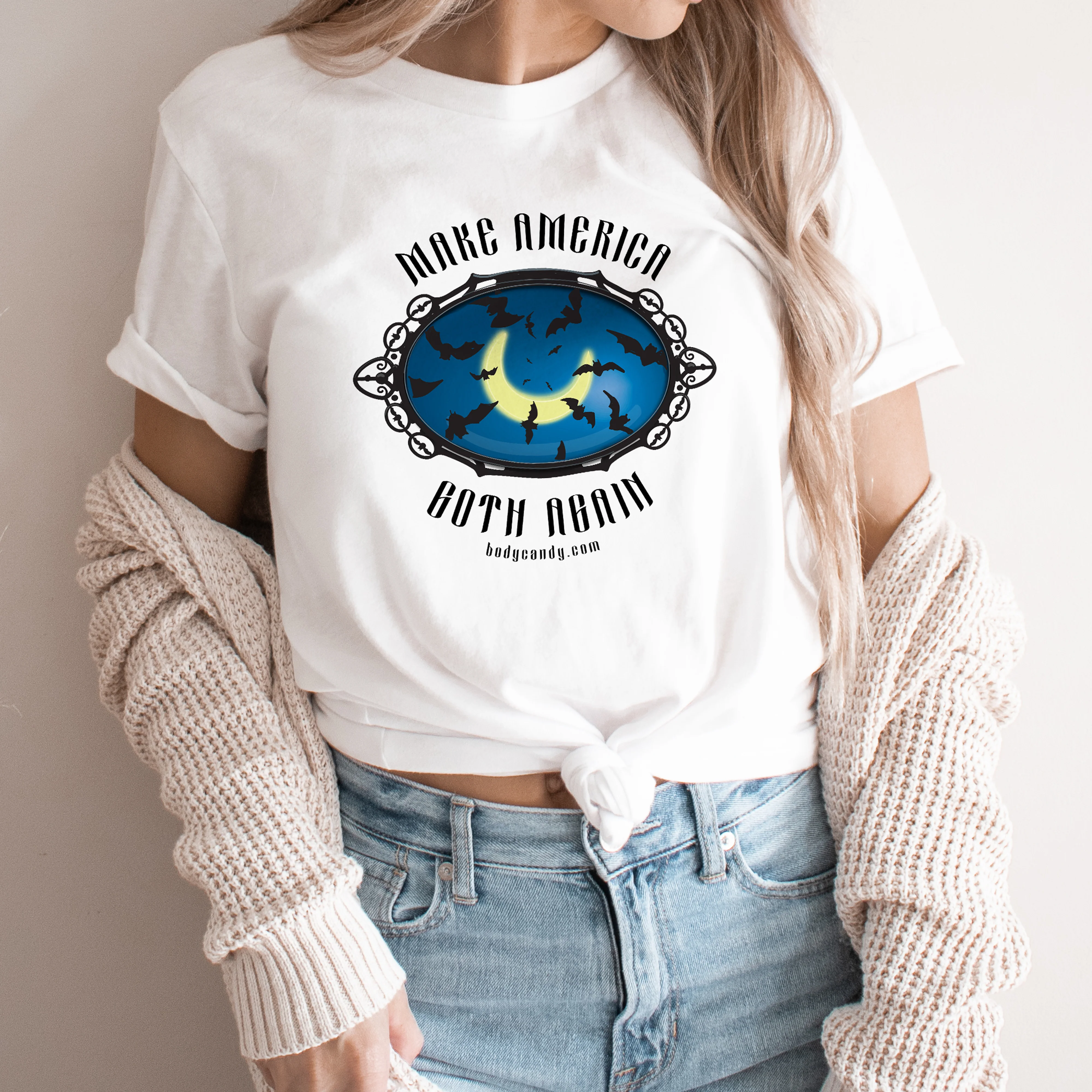 Make America Goth Again White Tee Shirt - Image 3