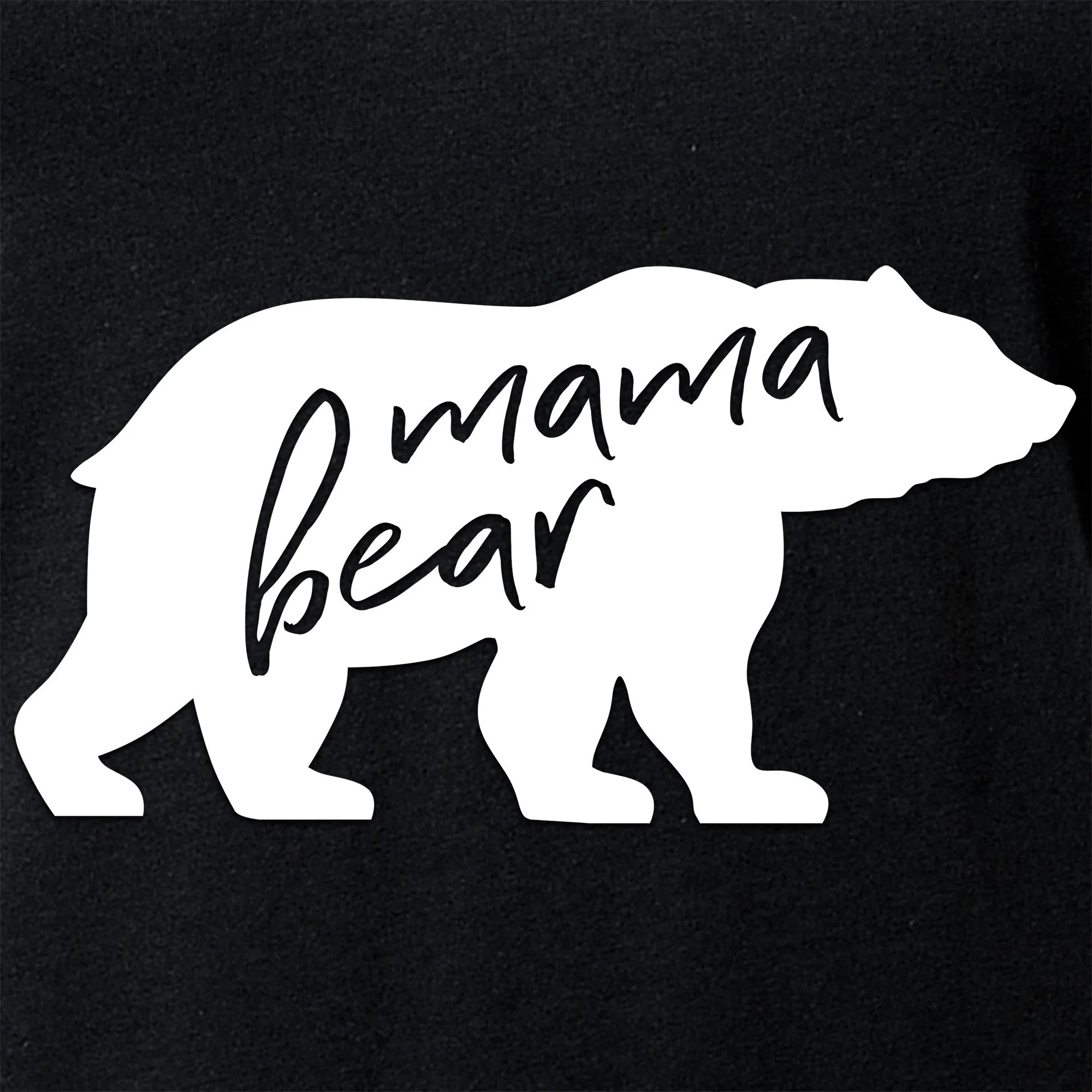 Mama Bear Tapered V-Neck Tee Shirt - Image 5