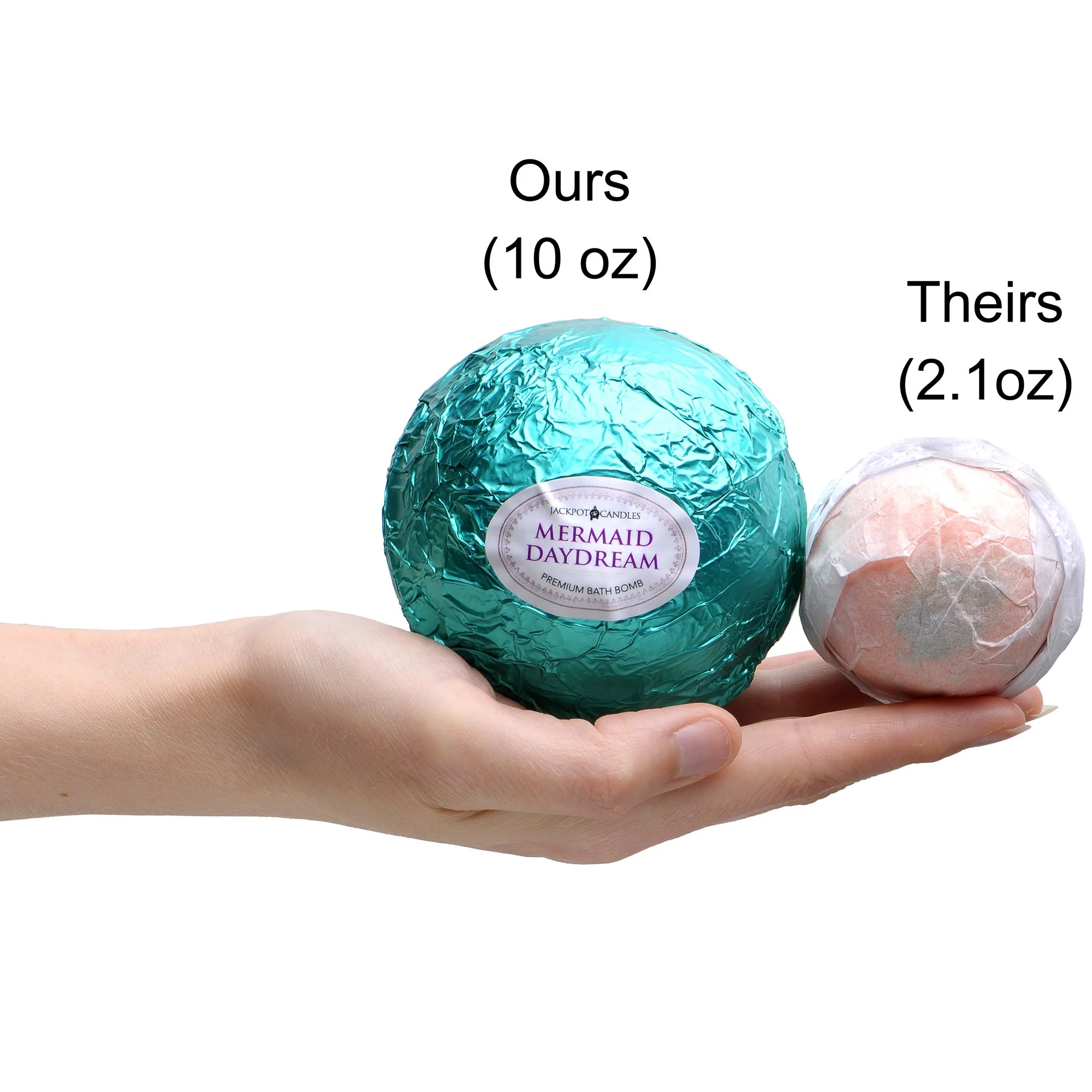 Mermaid Daydream Bath Bomb with Jewelry Ring Inside - Image 2