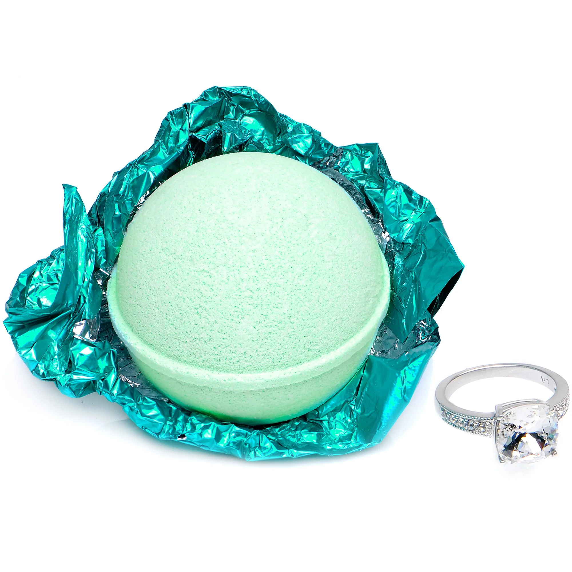 Mermaid Daydream Bath Bomb with Jewelry Ring Inside - Image 4
