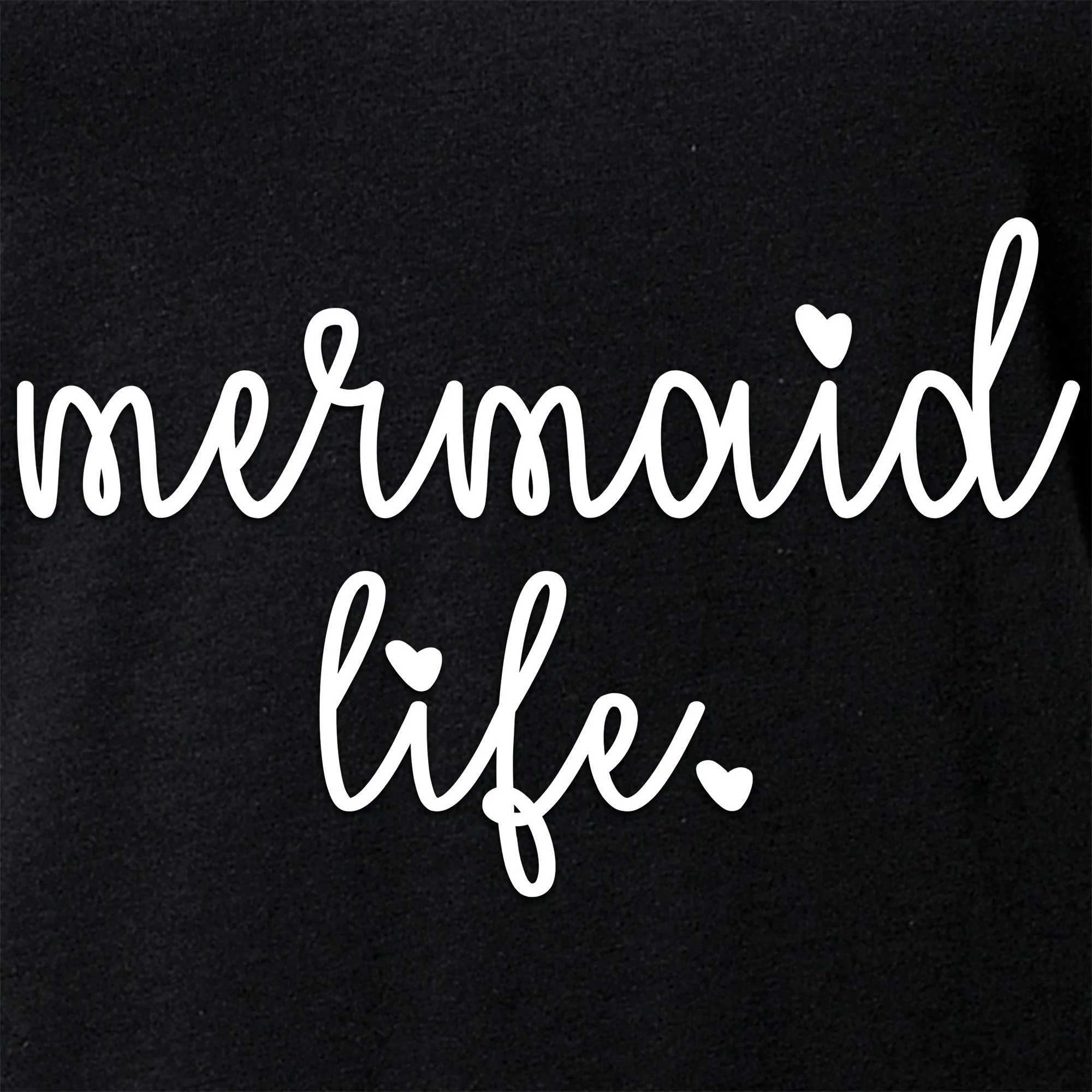 Mermaid Life Tapered V-Neck Tee Shirt - Image 5