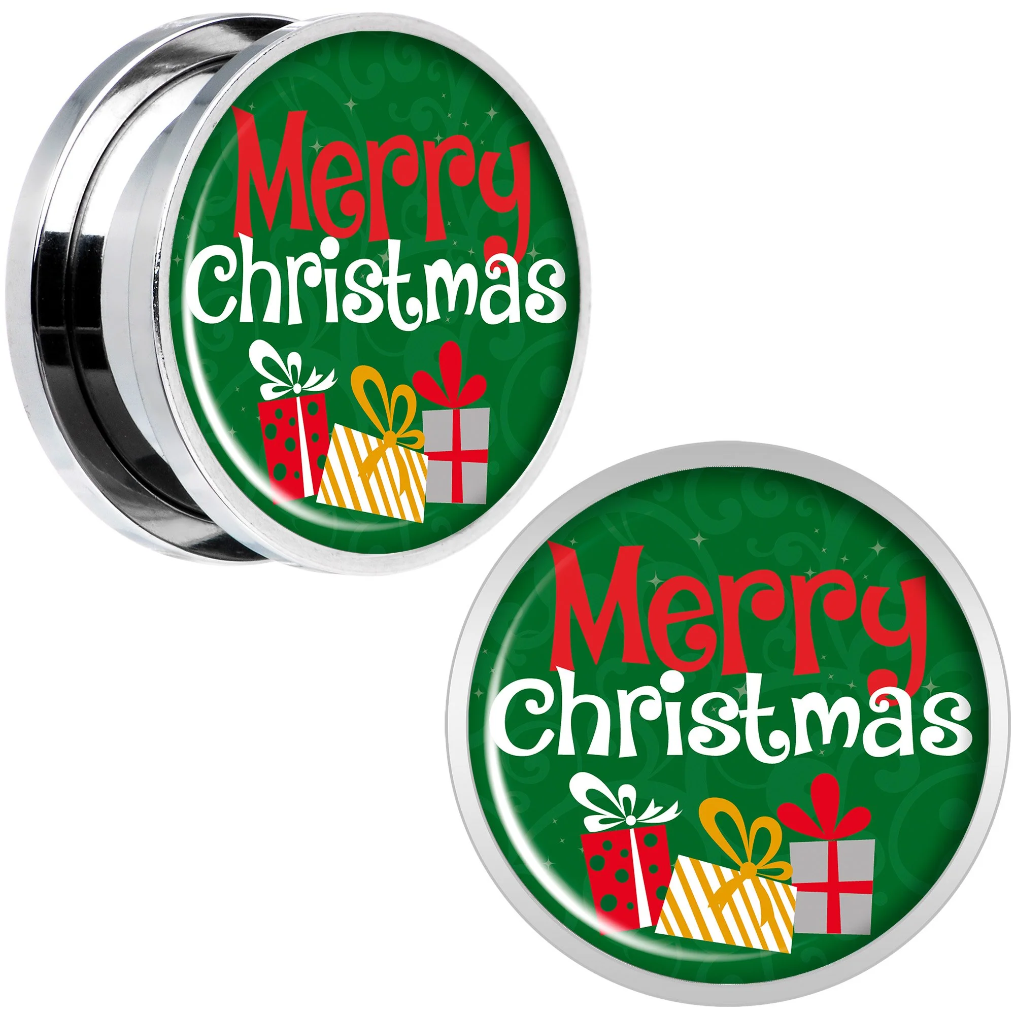 Merry Christmas Presents Screw Fit Plug Set Sizes 6mm to 20mm - Image 5