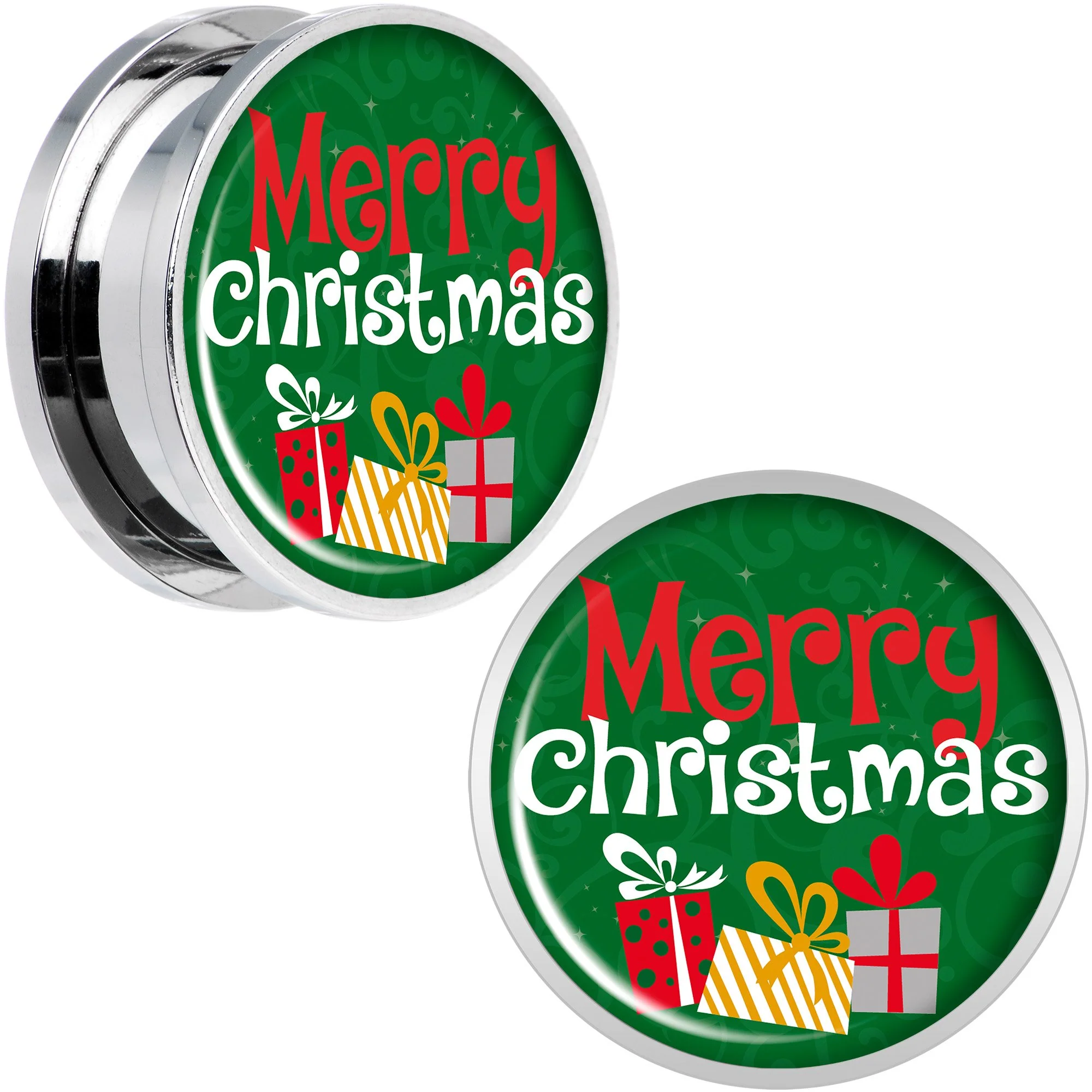 Merry Christmas Presents Screw Fit Plug Set Sizes 6mm to 20mm - Image 6