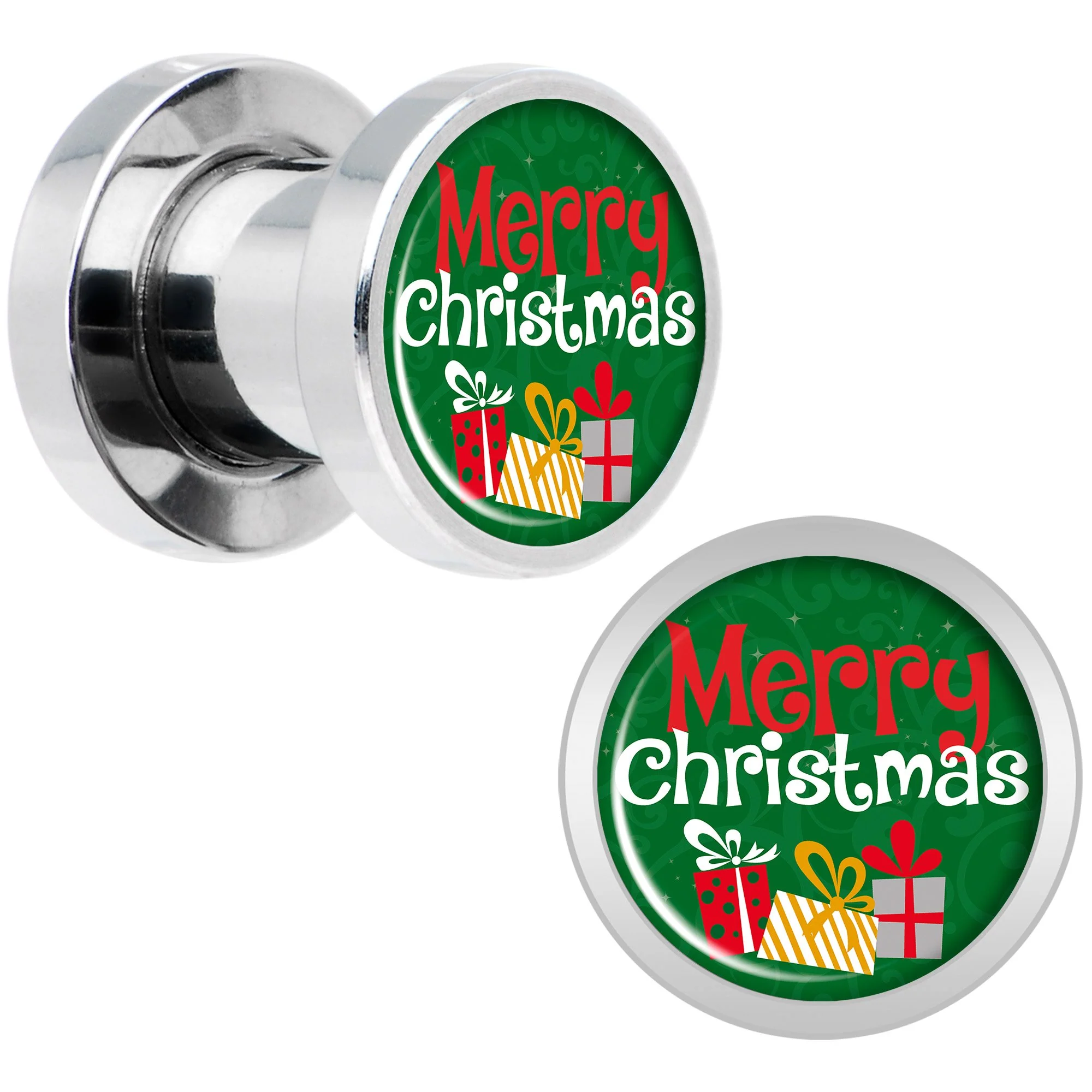 Merry Christmas Presents Screw Fit Plug Set Sizes 6mm to 20mm - Image 7