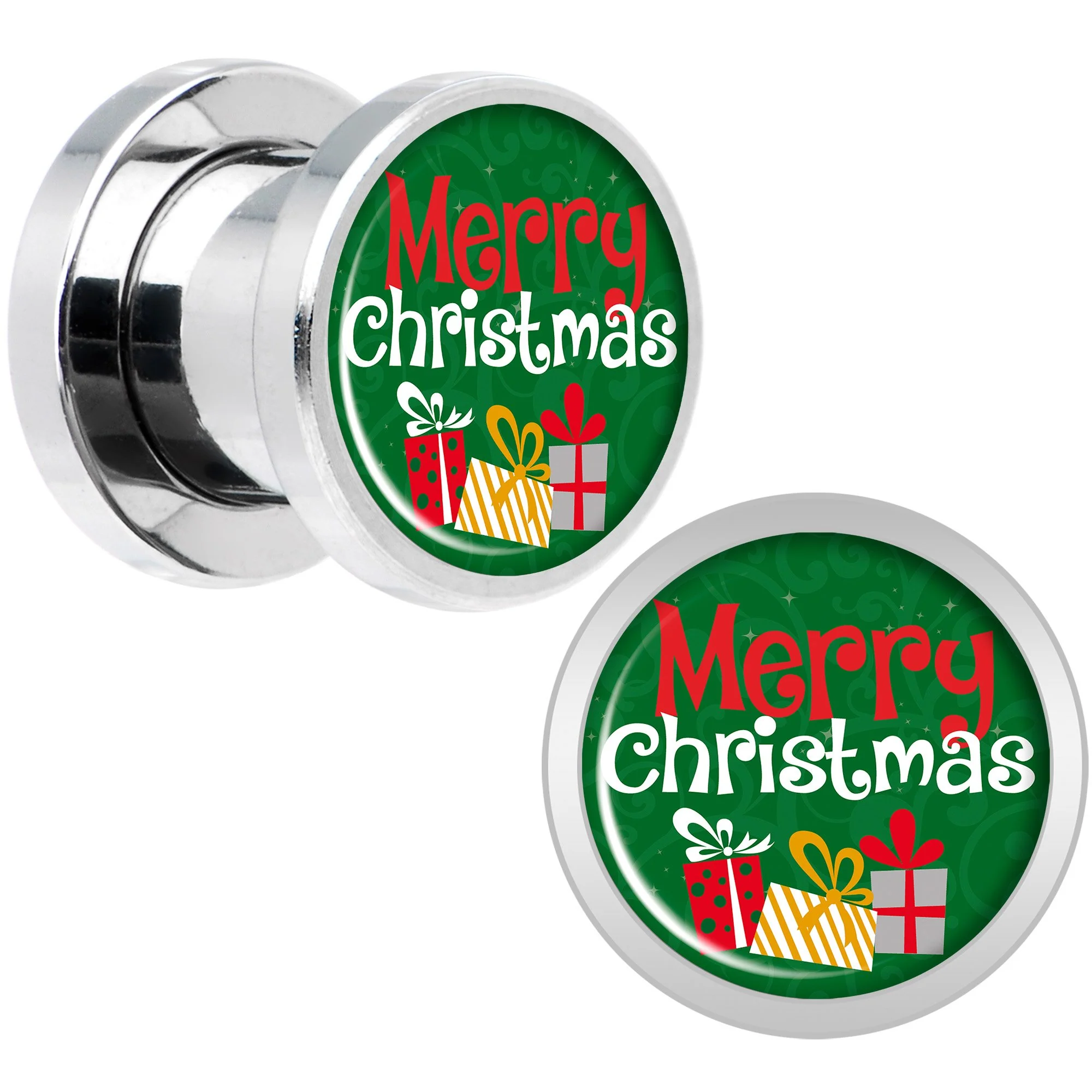 Merry Christmas Presents Screw Fit Plug Set Sizes 6mm to 20mm - Image 8
