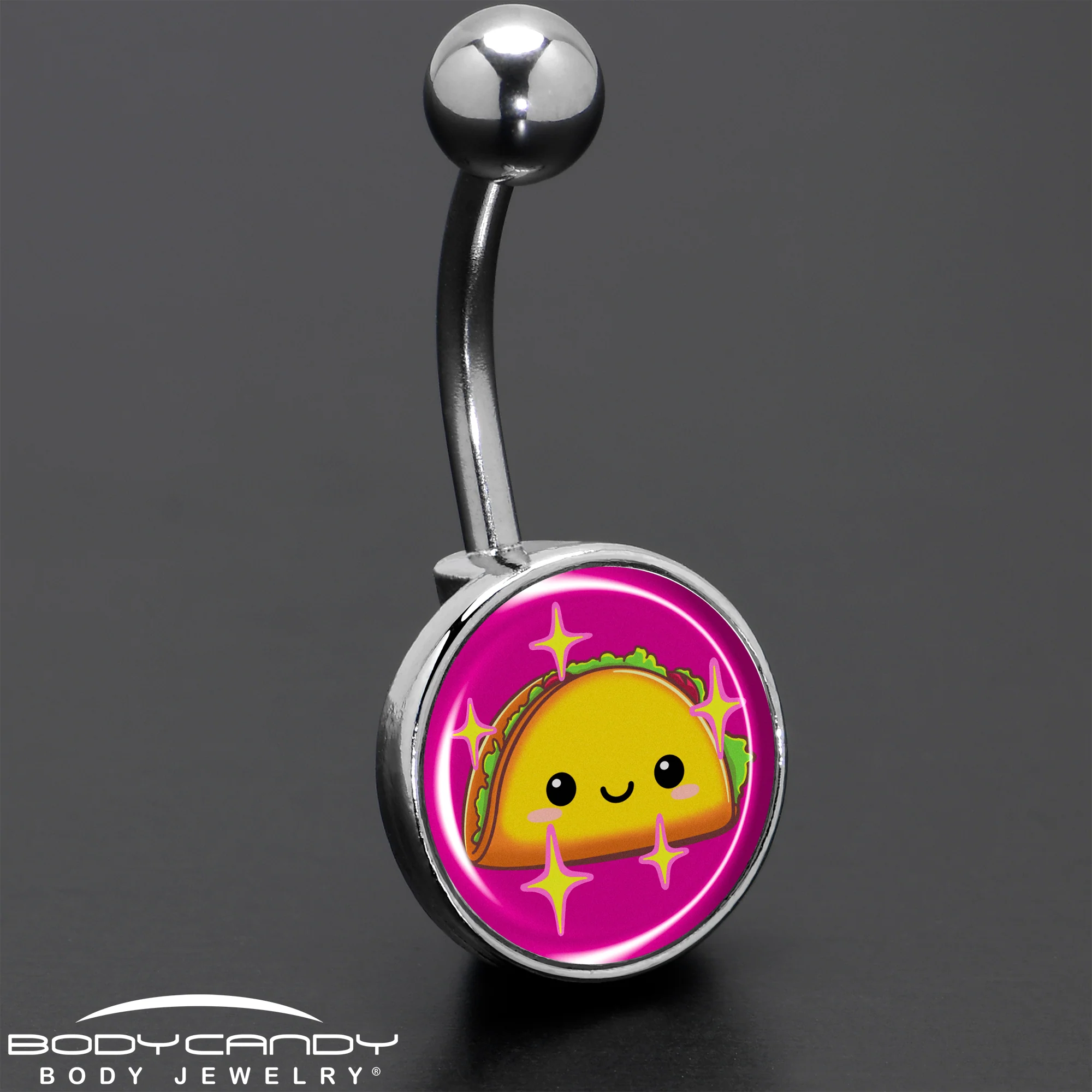 Mexican Fiesta Cute Taco Belly Ring by Onyx O - Image 8