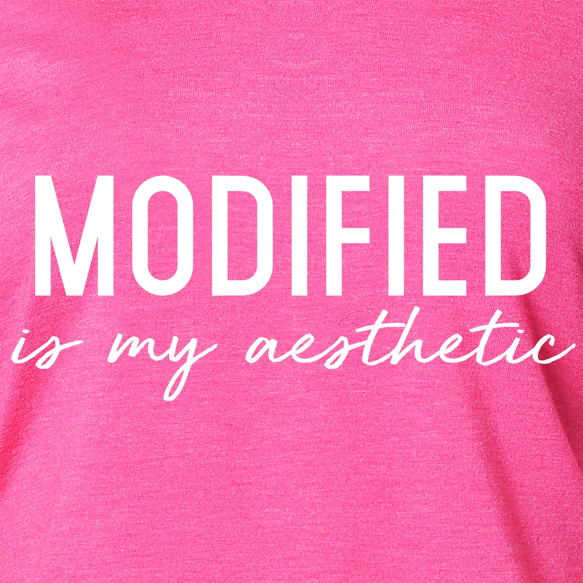 Modified is my Aesthetic  Tapered Long Sleeve Hoodie - Image 2