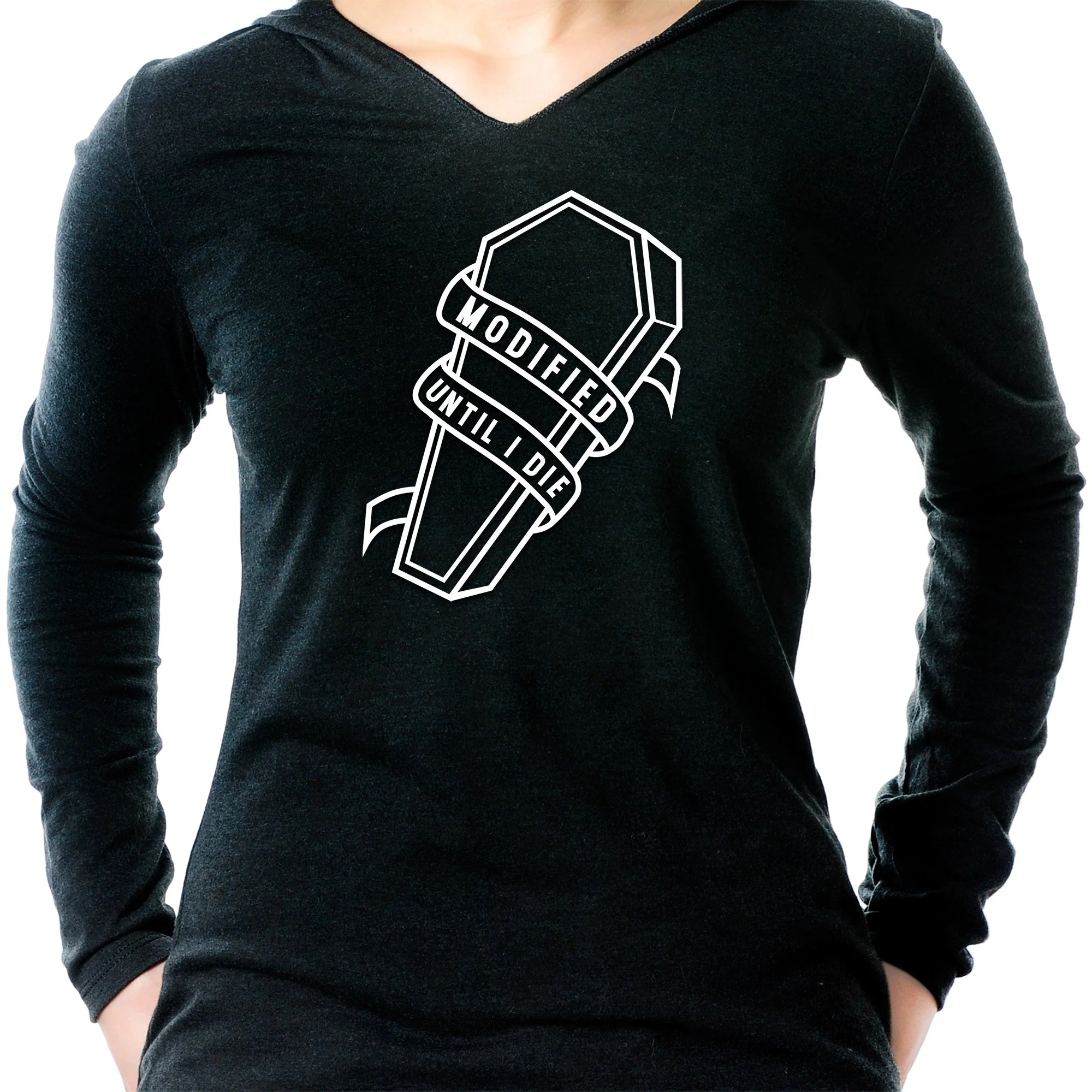 Modified Till I Die Tapered Long Sleeve Hoodie - Image 6