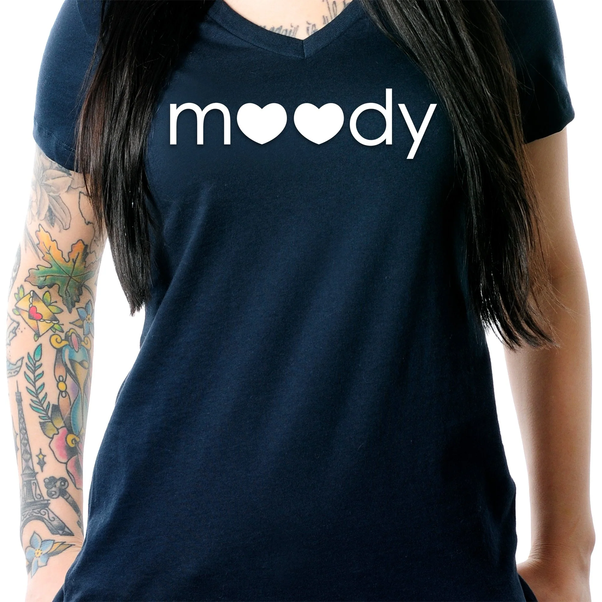 Moody Tapered V-Neck Tee Shirt - Image 6