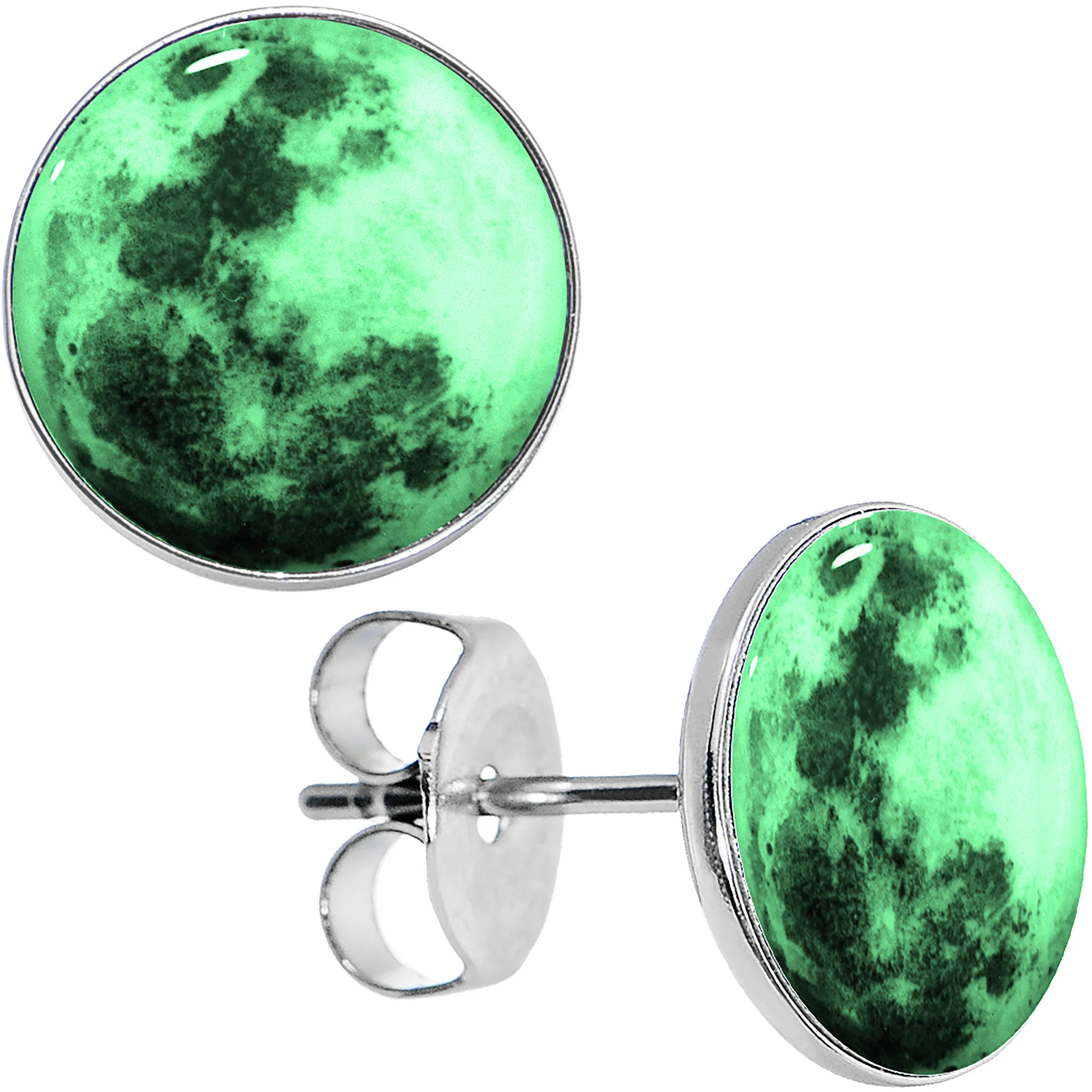 Moon Glow in the Dark Stud Earrings - Image 10