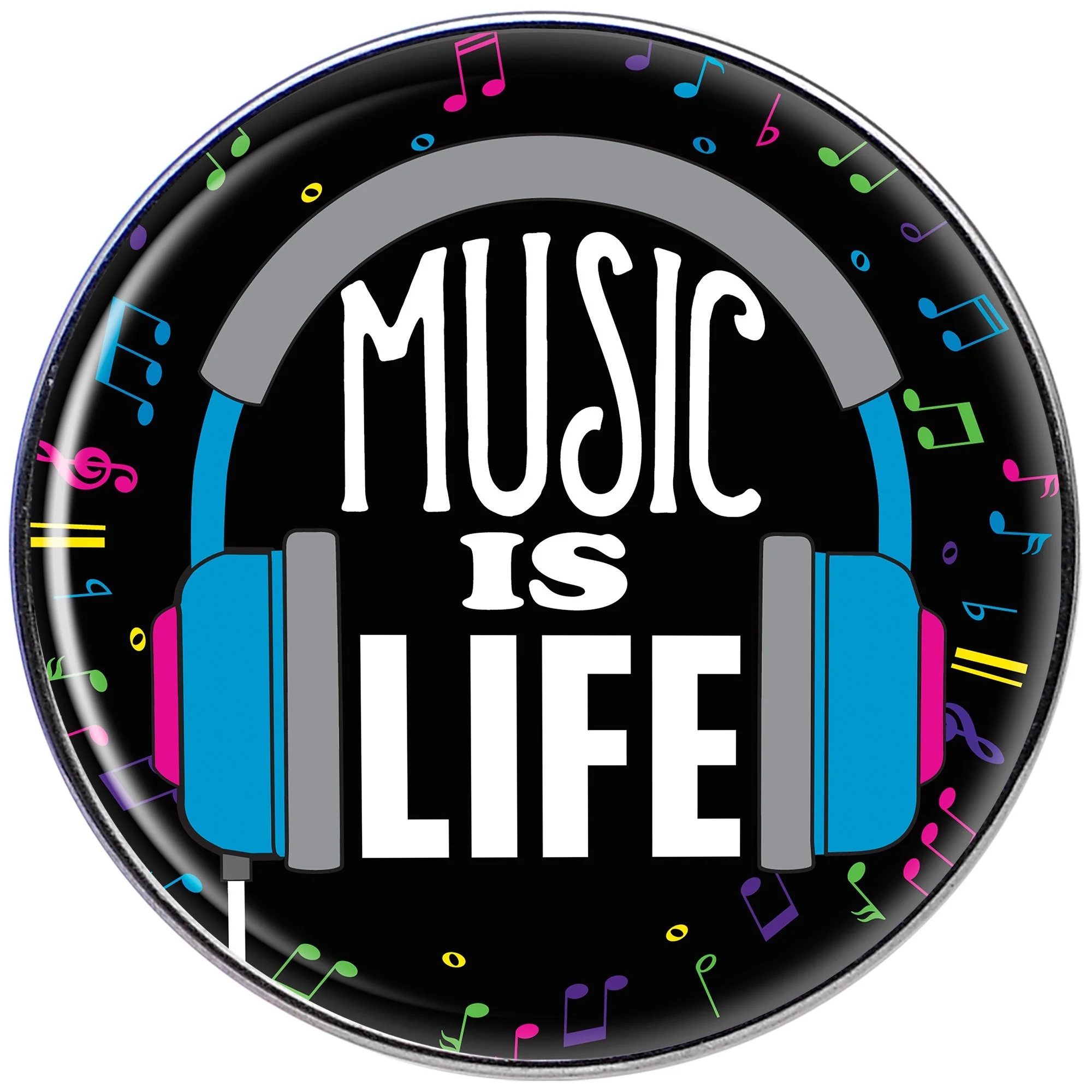 Music is Life Headphones Tragus Cartilage Earring - Image 2