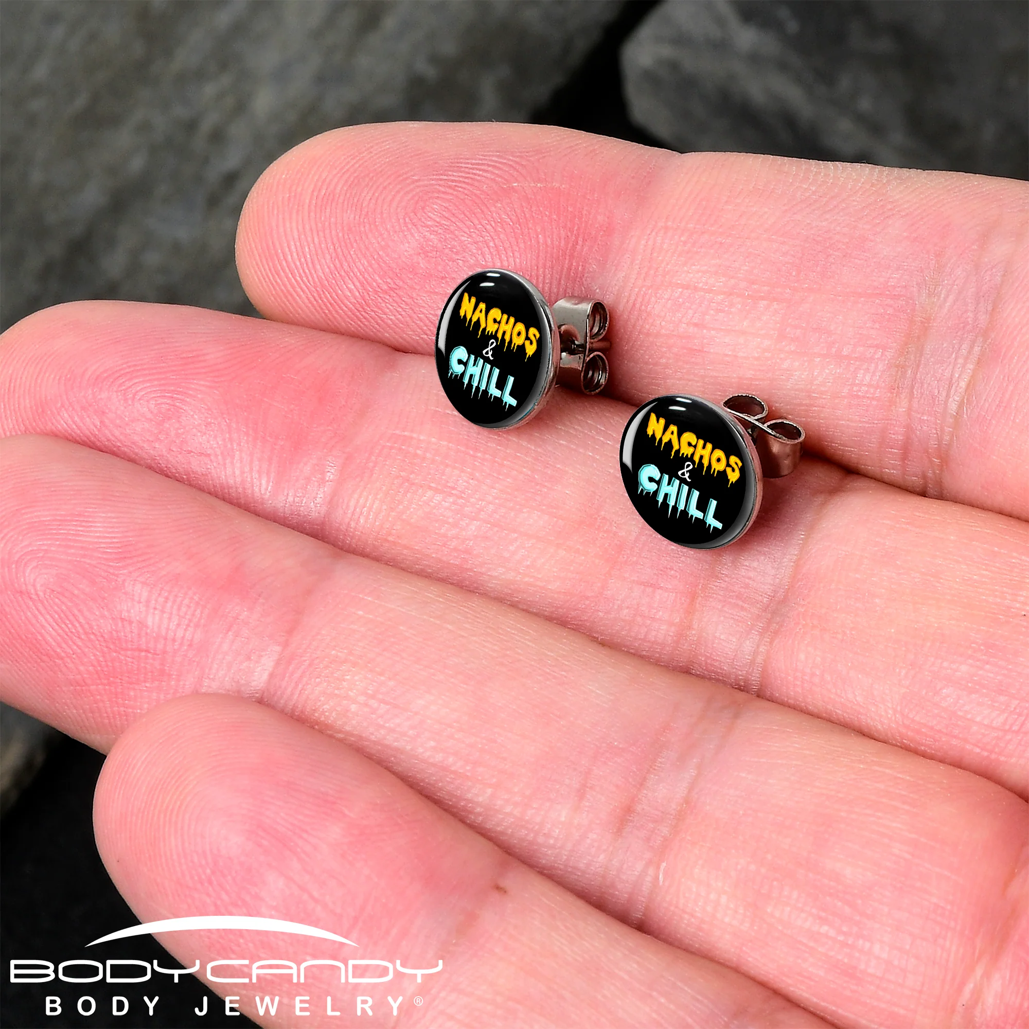 Nachos and Chill Stud Earrings by Onyx O - Image 2