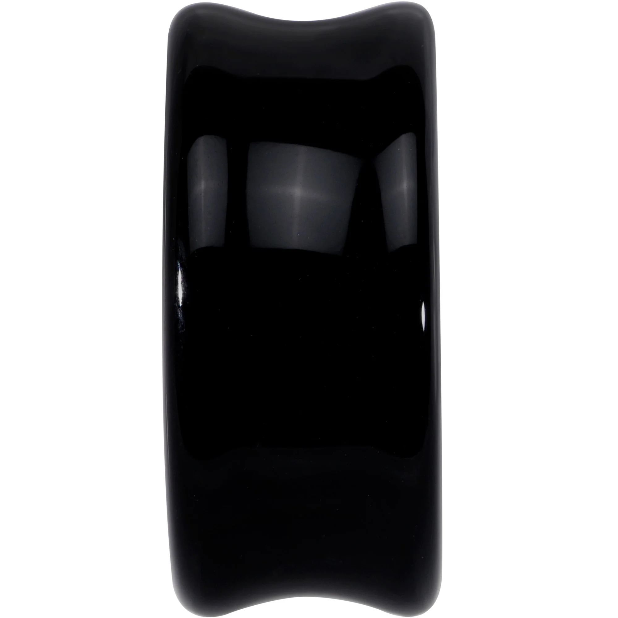 Natural Black Agate Stone Saddle Plug Set - Image 5