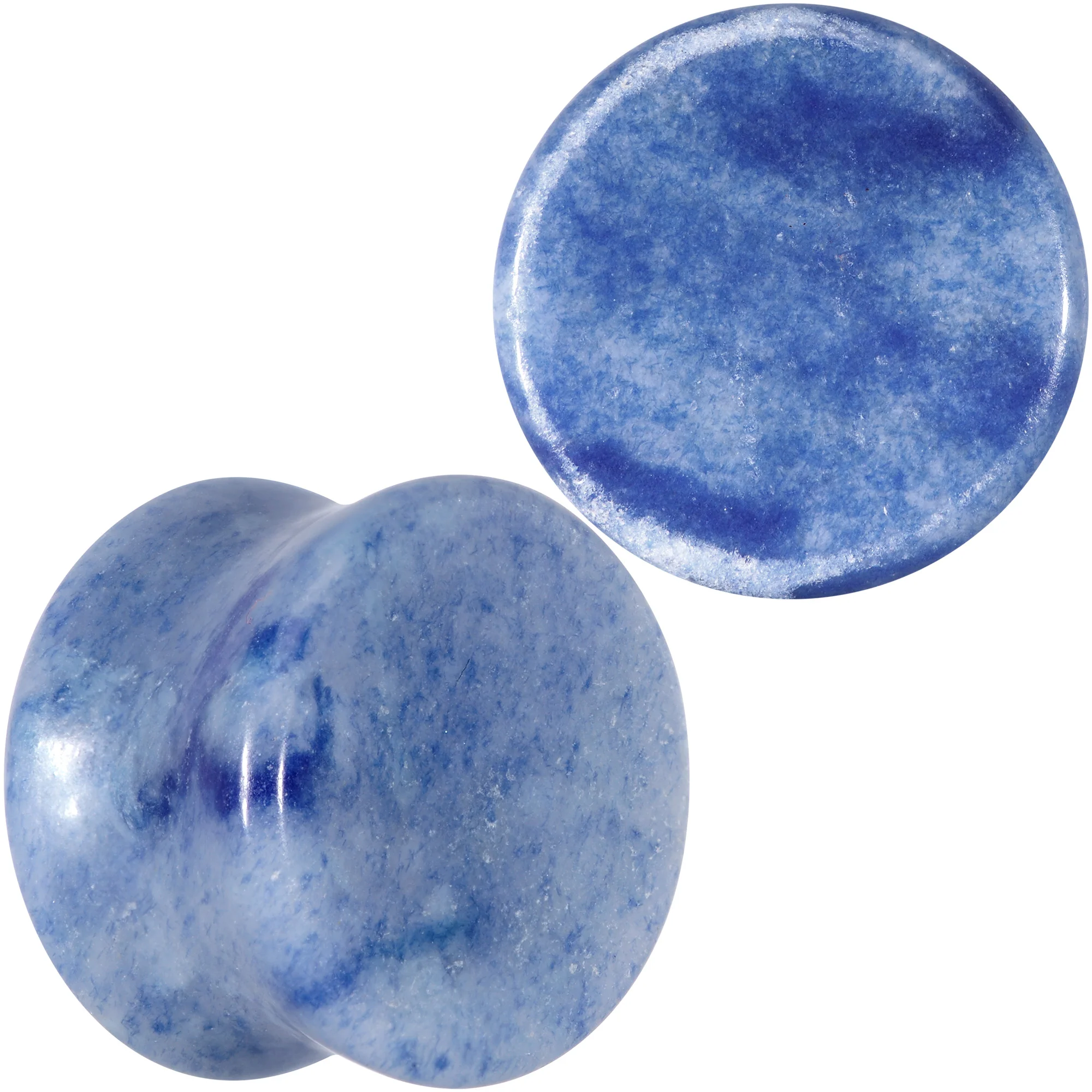 Natural Blue Aventurine Stone Saddle Plug Set - Image 11