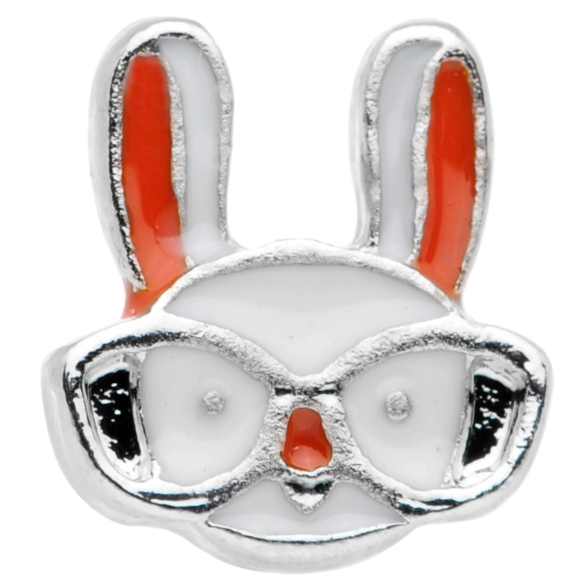 Nerdy Easter Bunny Barbell Tongue Ring - Image 2