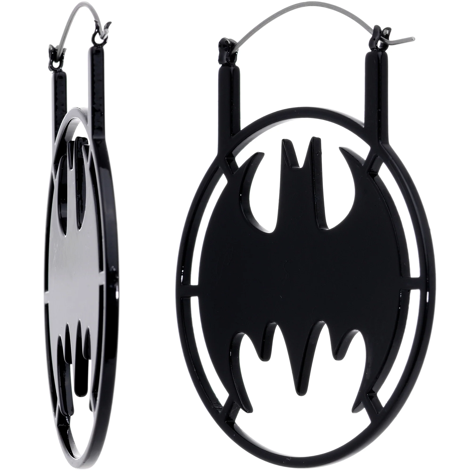 Officially Licensed DC Comics Batman Tunnel Plug Earrings - Image 3