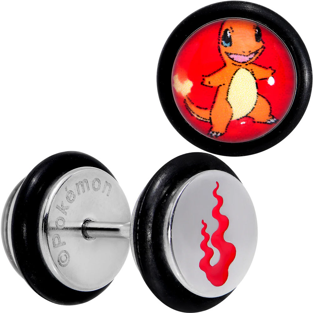 Officially Licensed Pokemon Gotta Catch Charmander Cheater Plug Set - Image 3