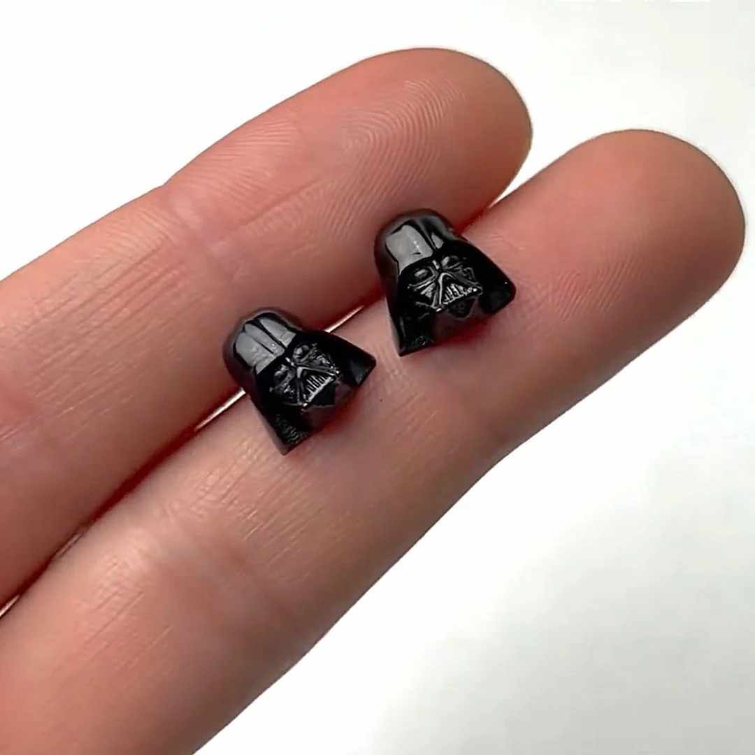 Officially Licensed Star Wars Darth Vader Post Earrings - Image 2