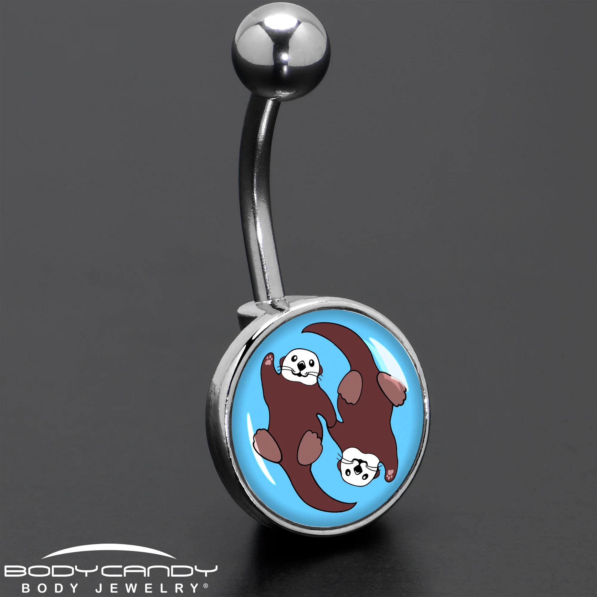Oh My Otters Animal Belly Ring by Onyx O - Image 8