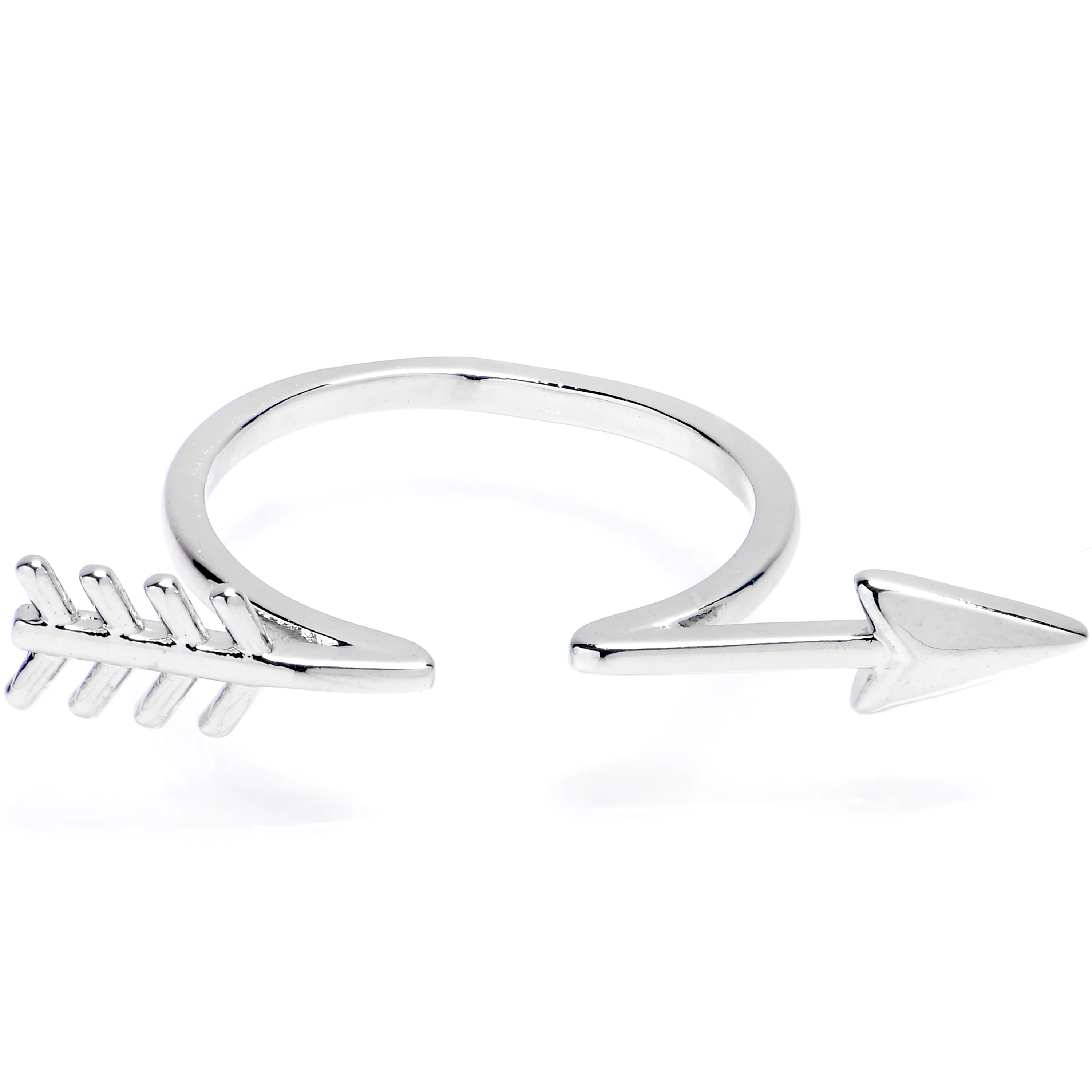 Optical Illusion Arrow Adjustable Toe Ring