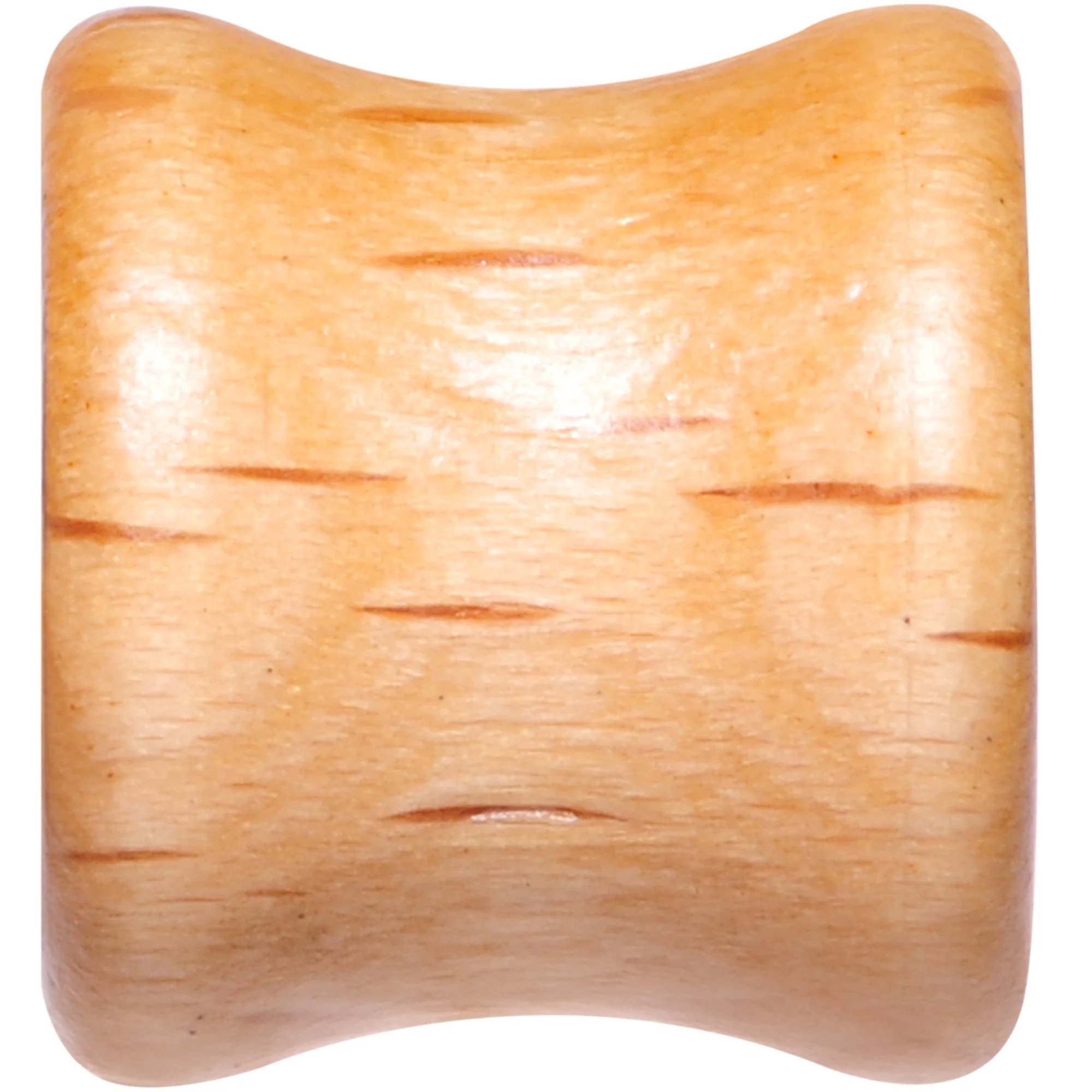 Organic Beechwood Geometric Heart Saddle Plug Set 0G to 25mm - Image 5