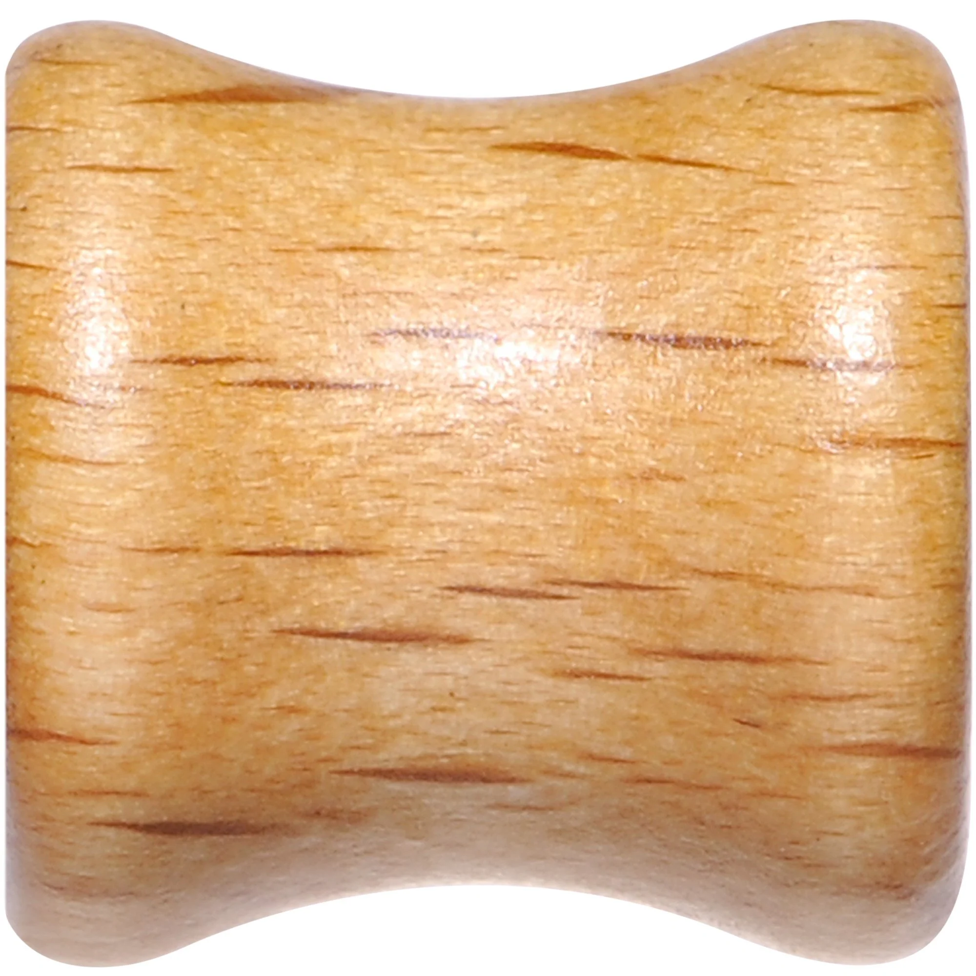 Organic Beechwood Geometric Turtle Saddle Plug Sett 0G to 25mm - Image 5