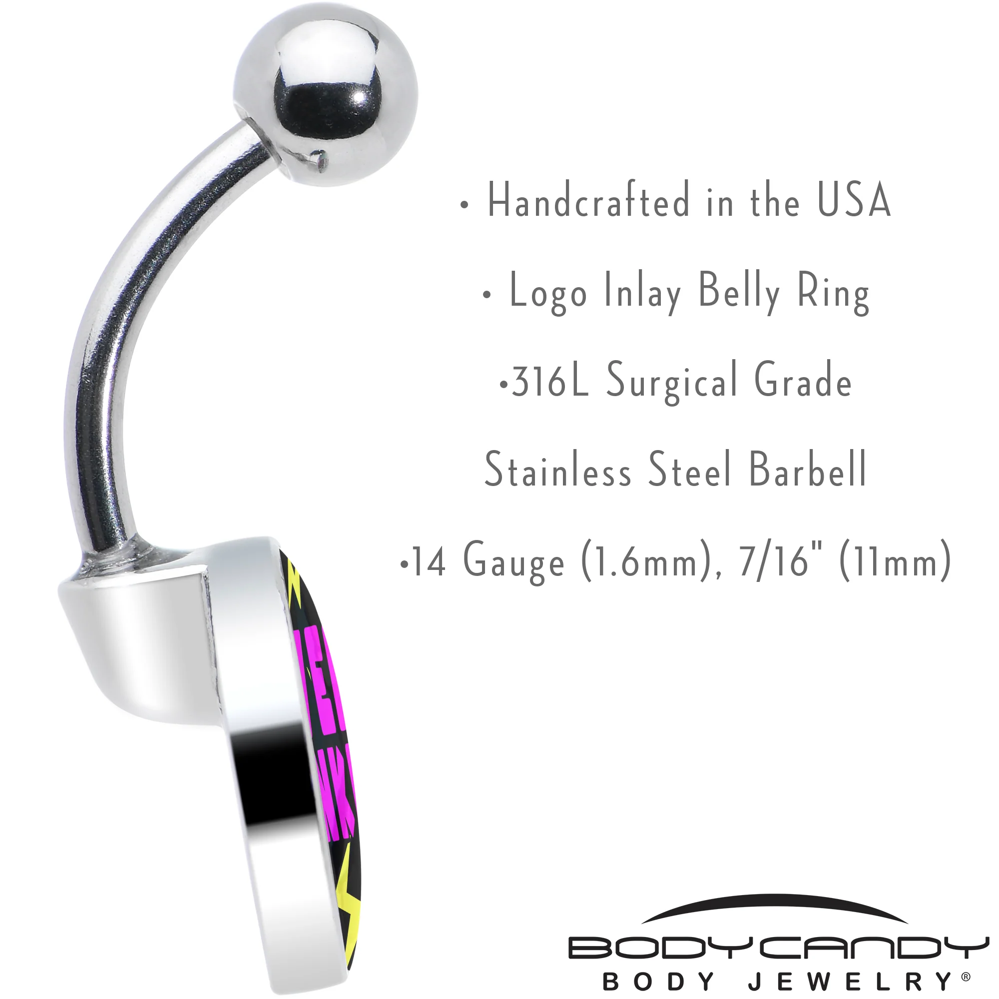 Over Thinker Impact Belly Ring by Onyx O - Image 7
