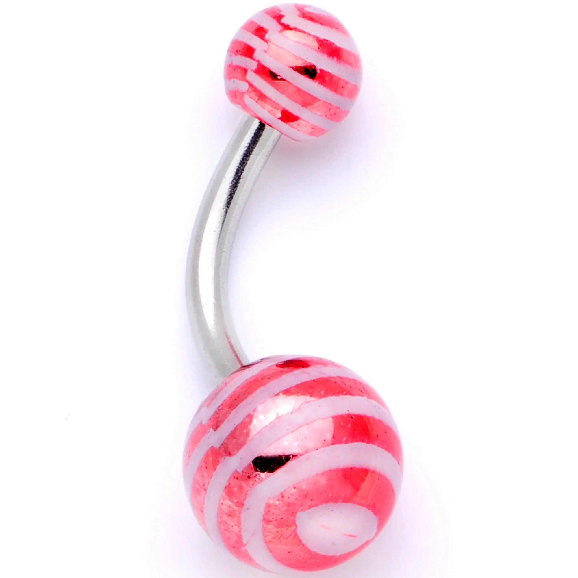 Parade of Color Stripes Party Pack Belly Ring Set of 4 - Image 7