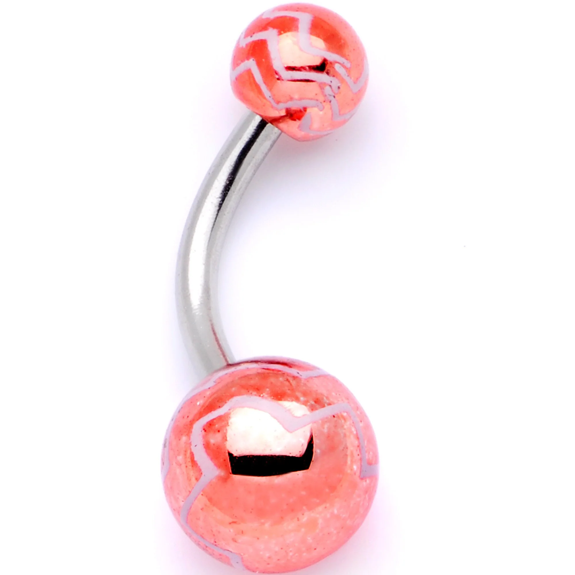 Parade of Summer Zig Zag Party Pack Belly Ring Set of 4 - Image 5